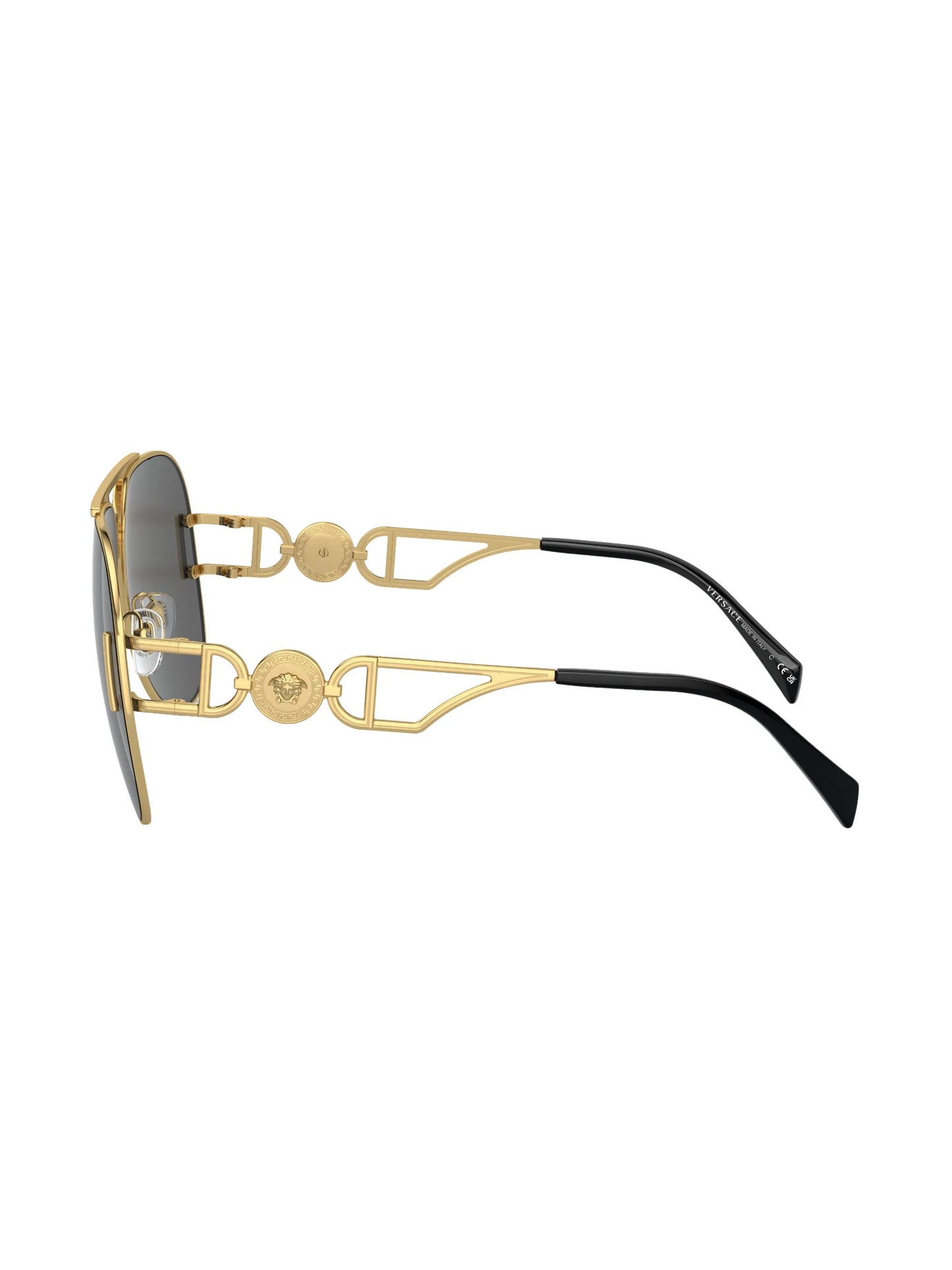 logo-plaque pilot-frame sunglasses