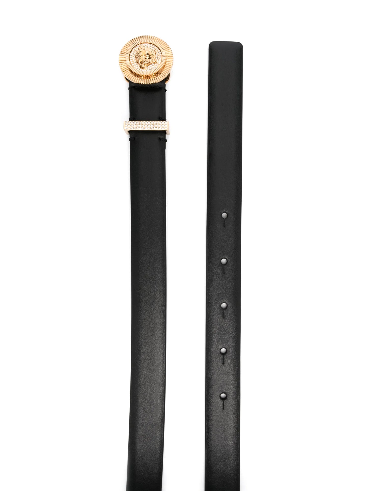 Medusa Biggie leather belt