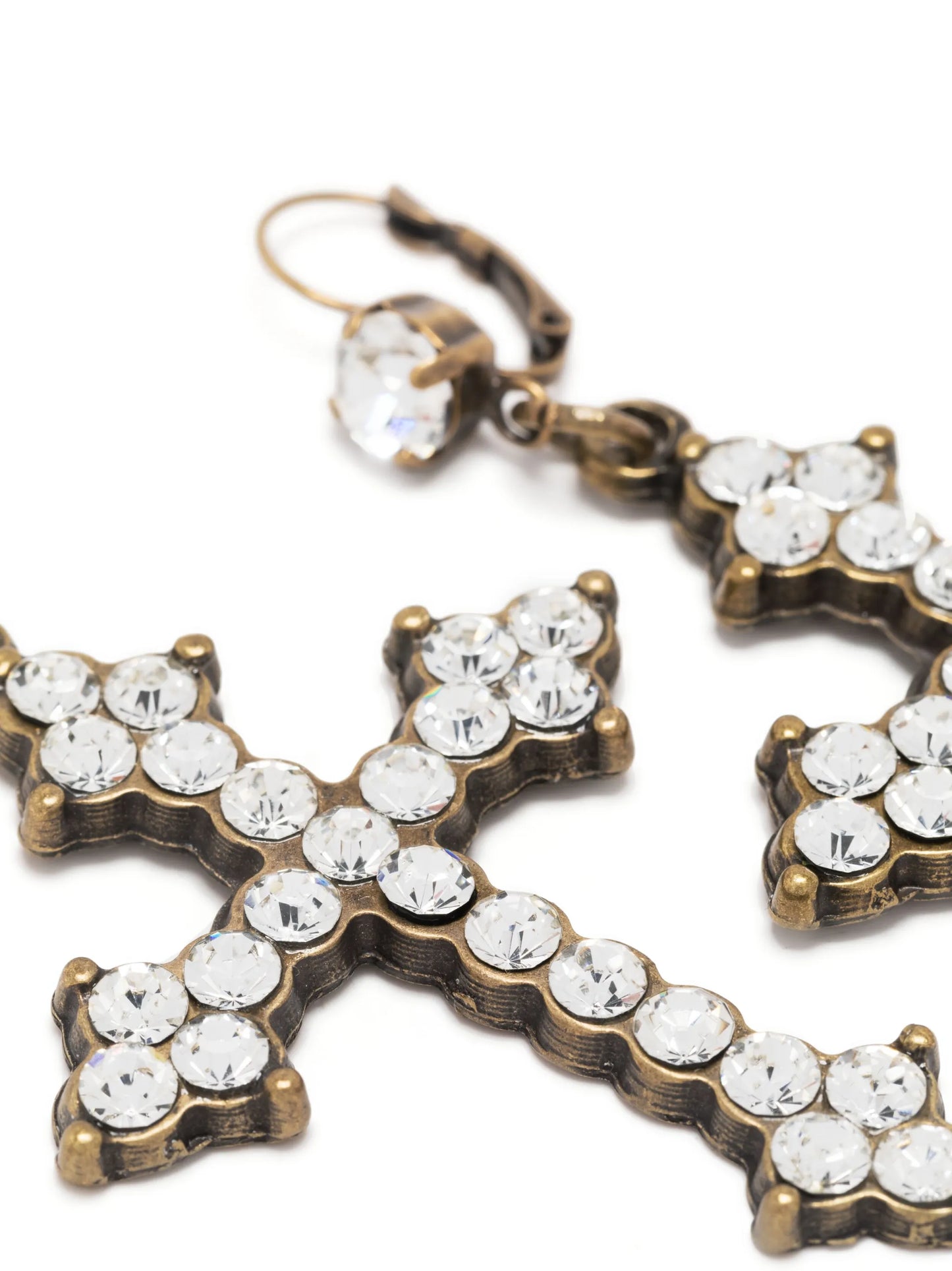 cross-detail earrings