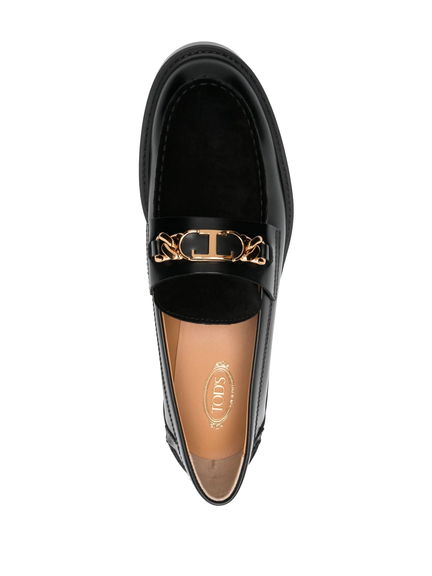 buckle-detail leather loafers