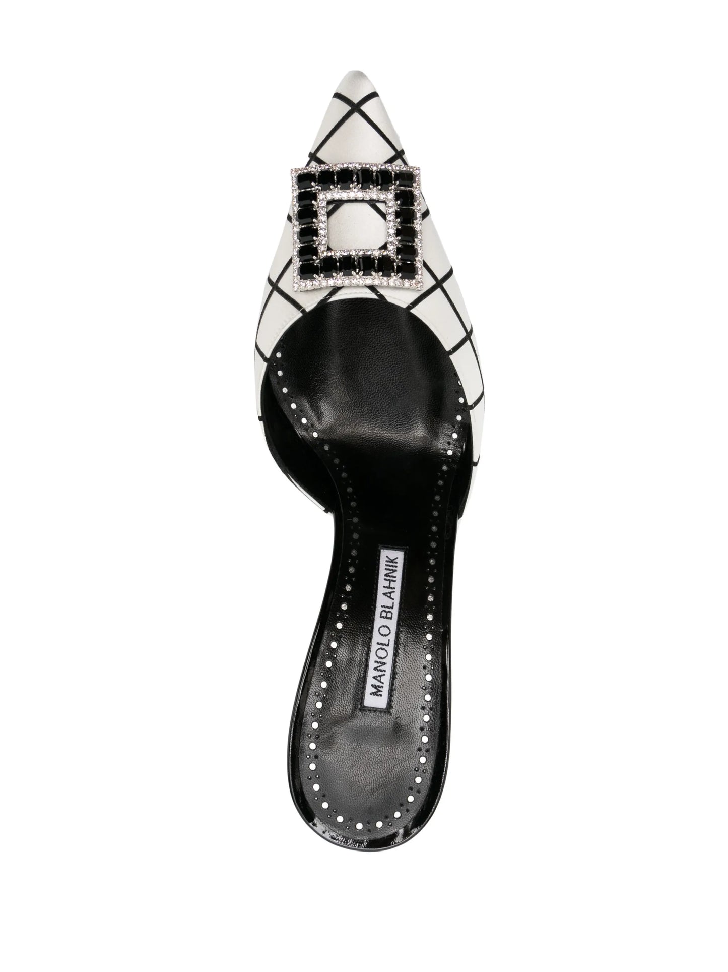 Latexamu 70mm satin mules