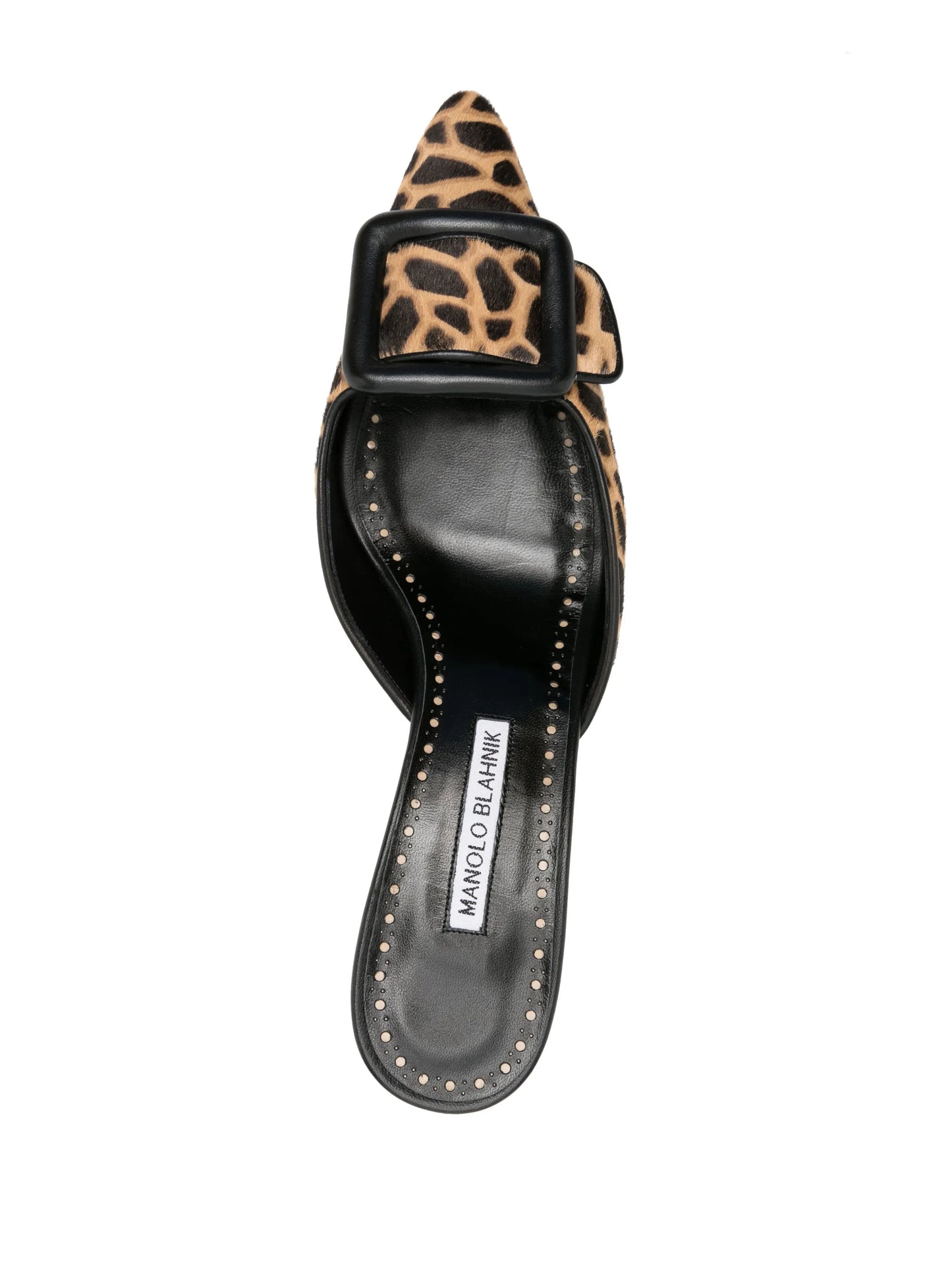 Maysale 50mm leopard-print mules