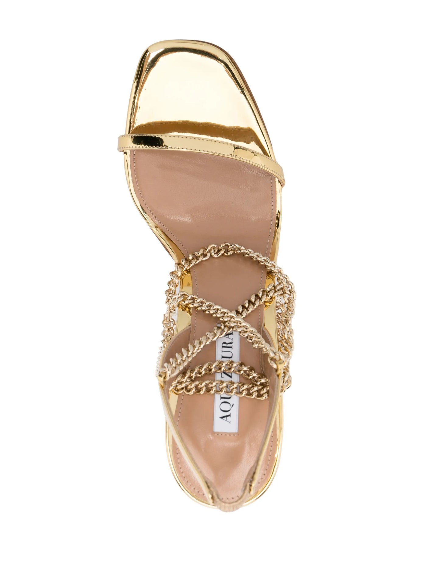 Flash 105mm metallic sandals