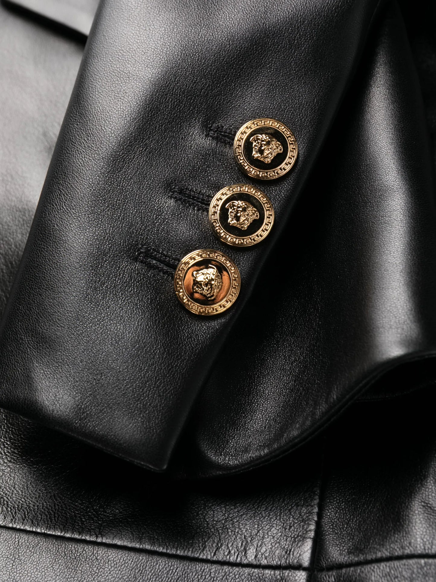 leather trench coat
