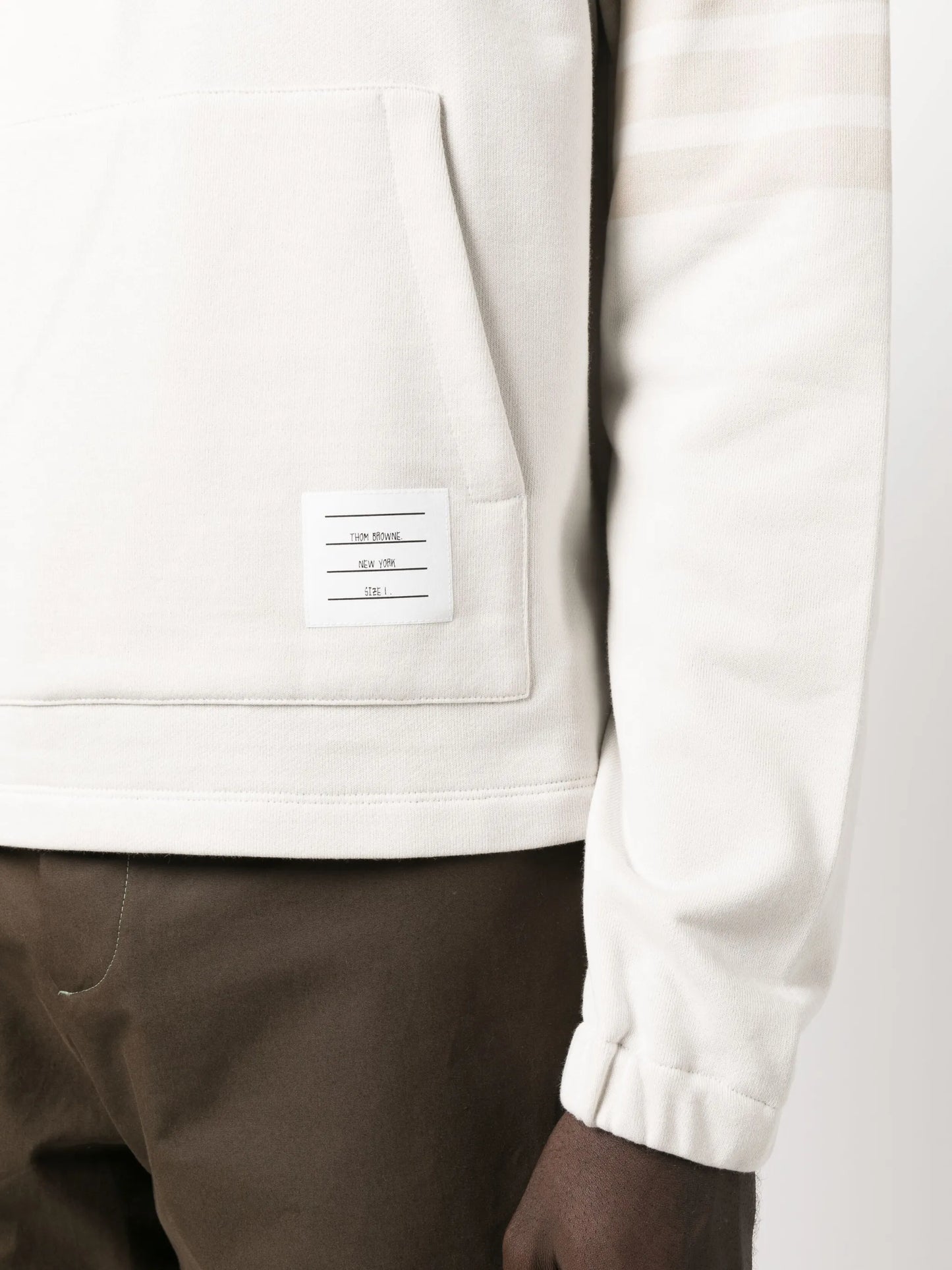 4-Bar stripe half-zip sweatshirt