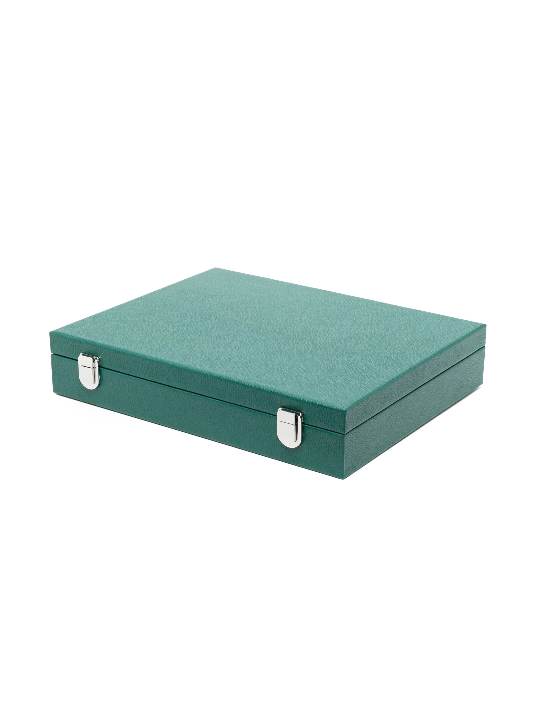 440 Chip leather poker set