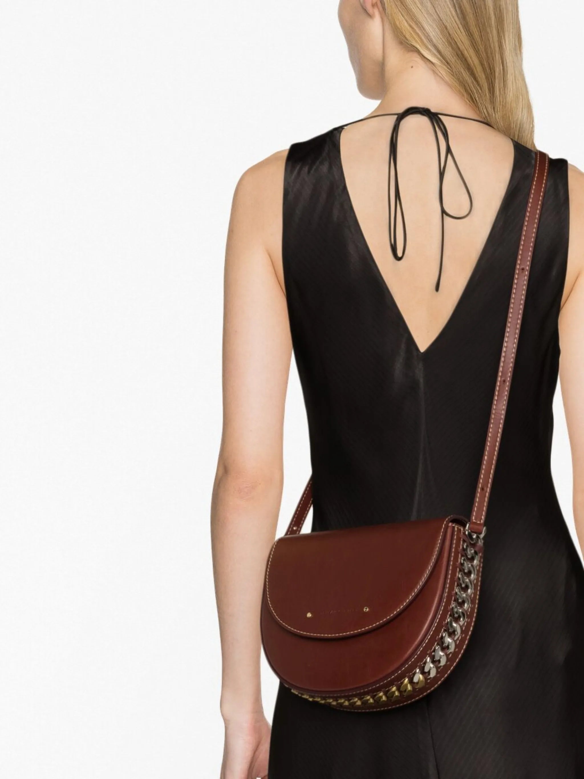 medium Frayme chain-embellished shoulder bag
