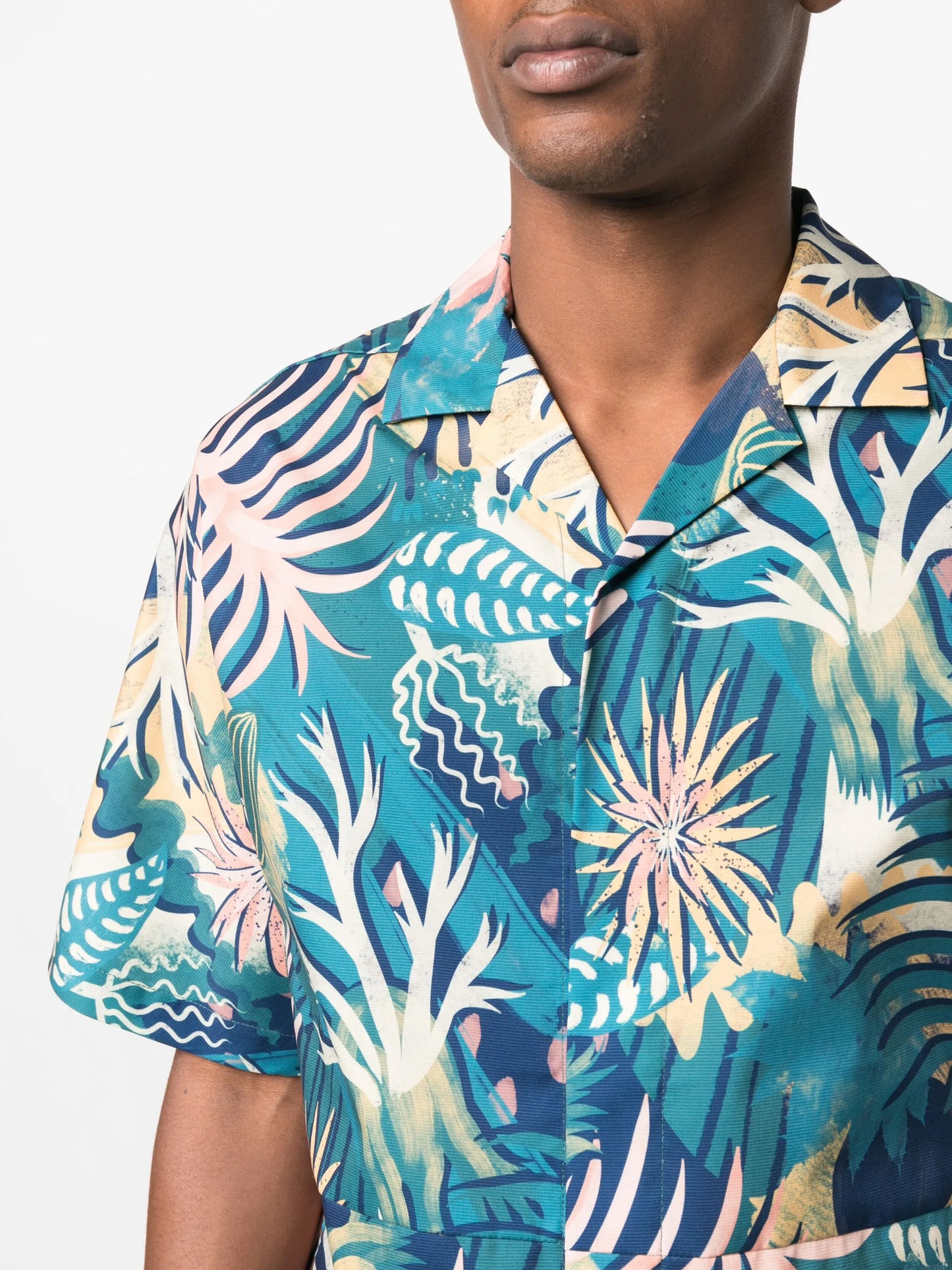 graphic-print quick-dry shirt