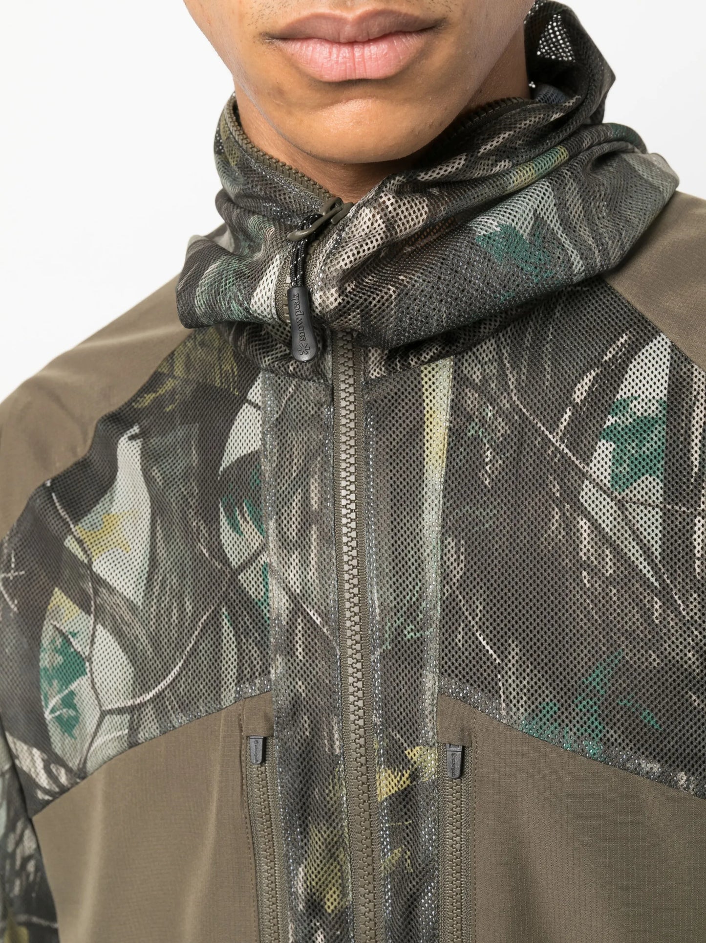 printed insect shield mesh jacket
