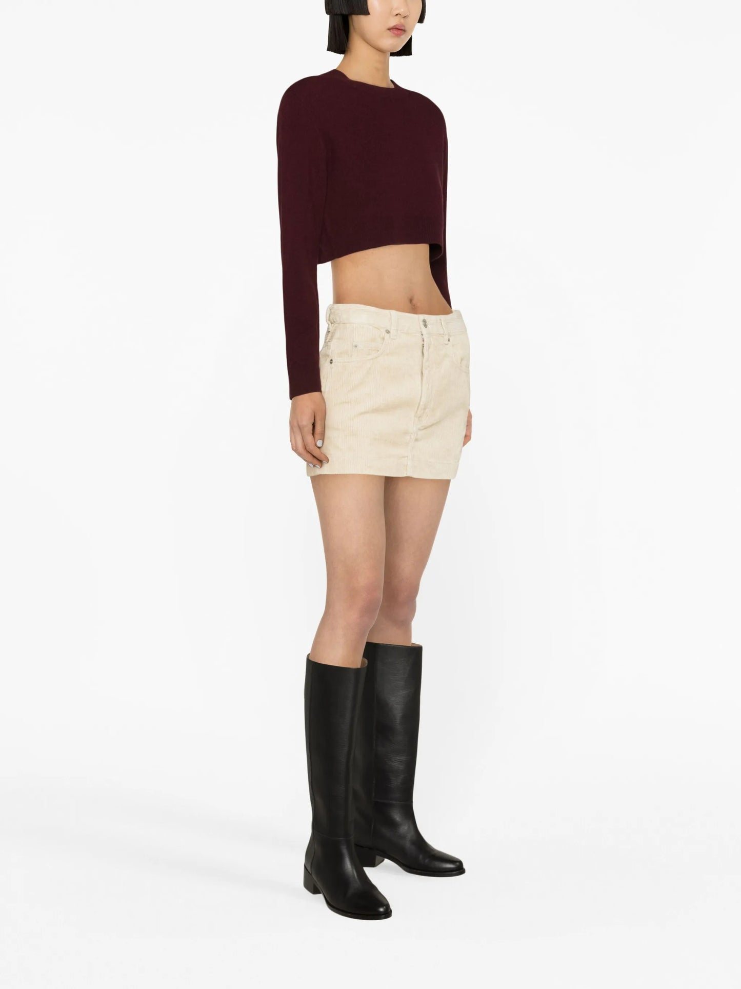 Rania corduroy miniskirt