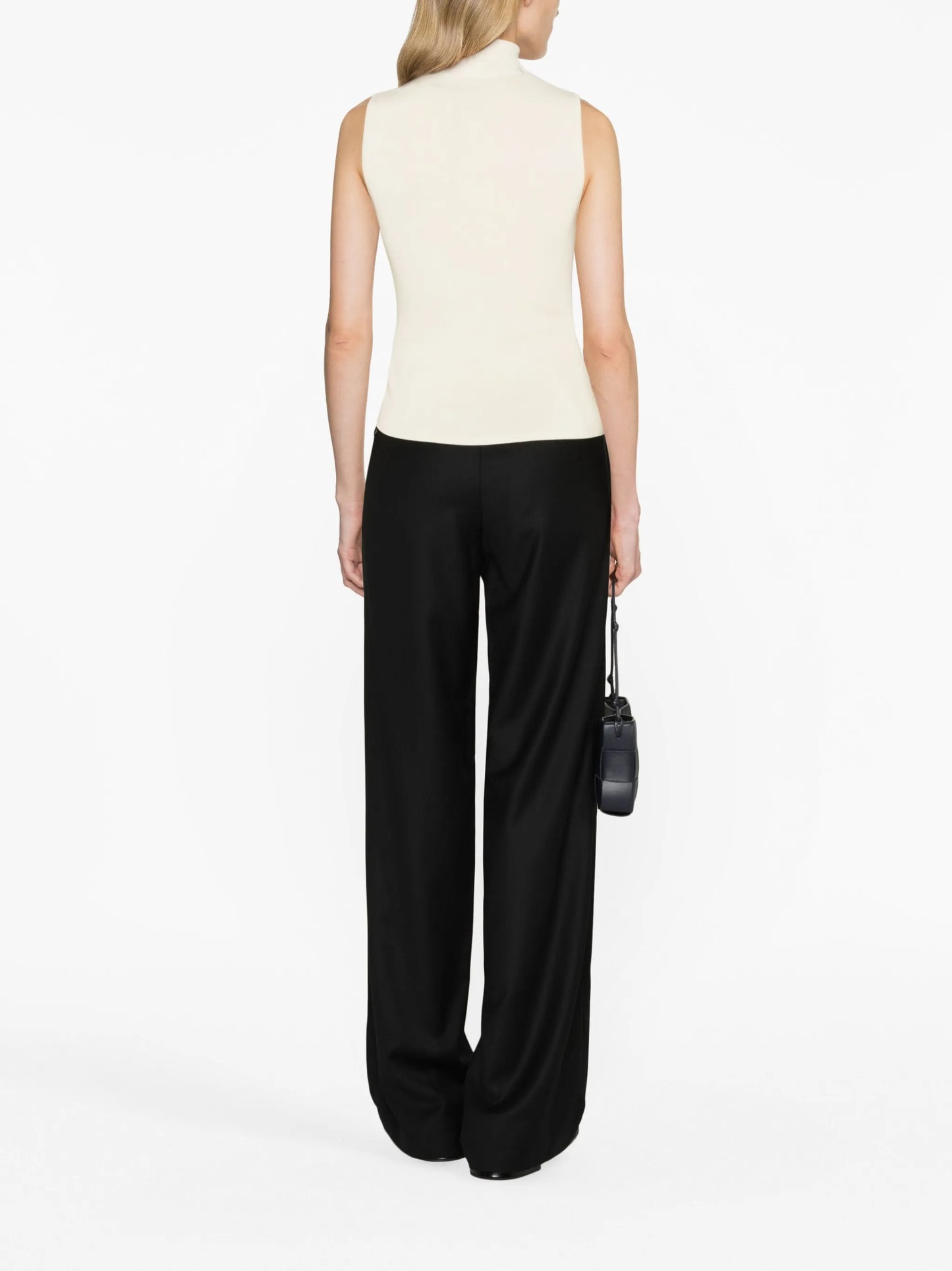 Fera ribbed-knit rollneck top