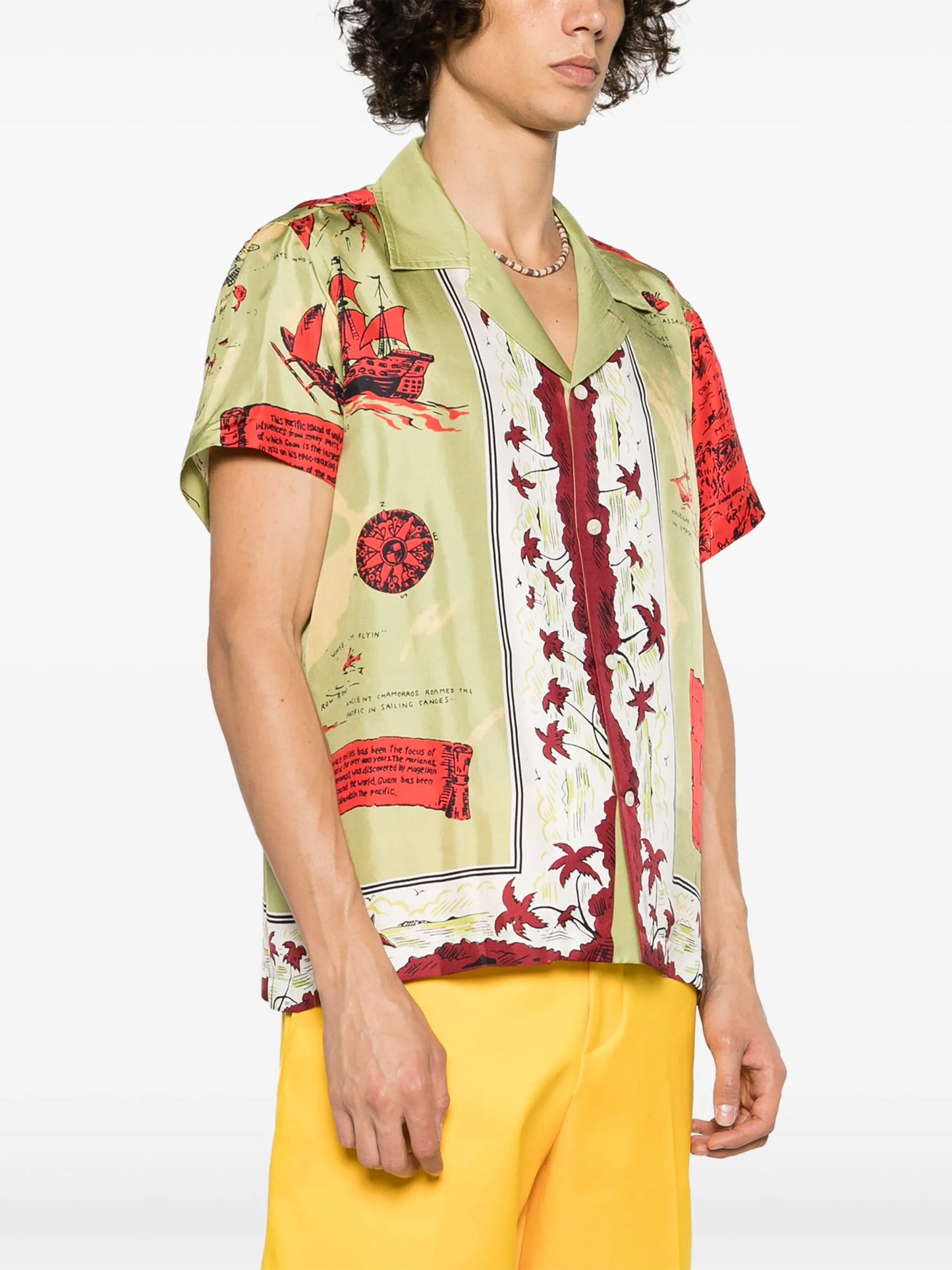 Guam silk shirt
