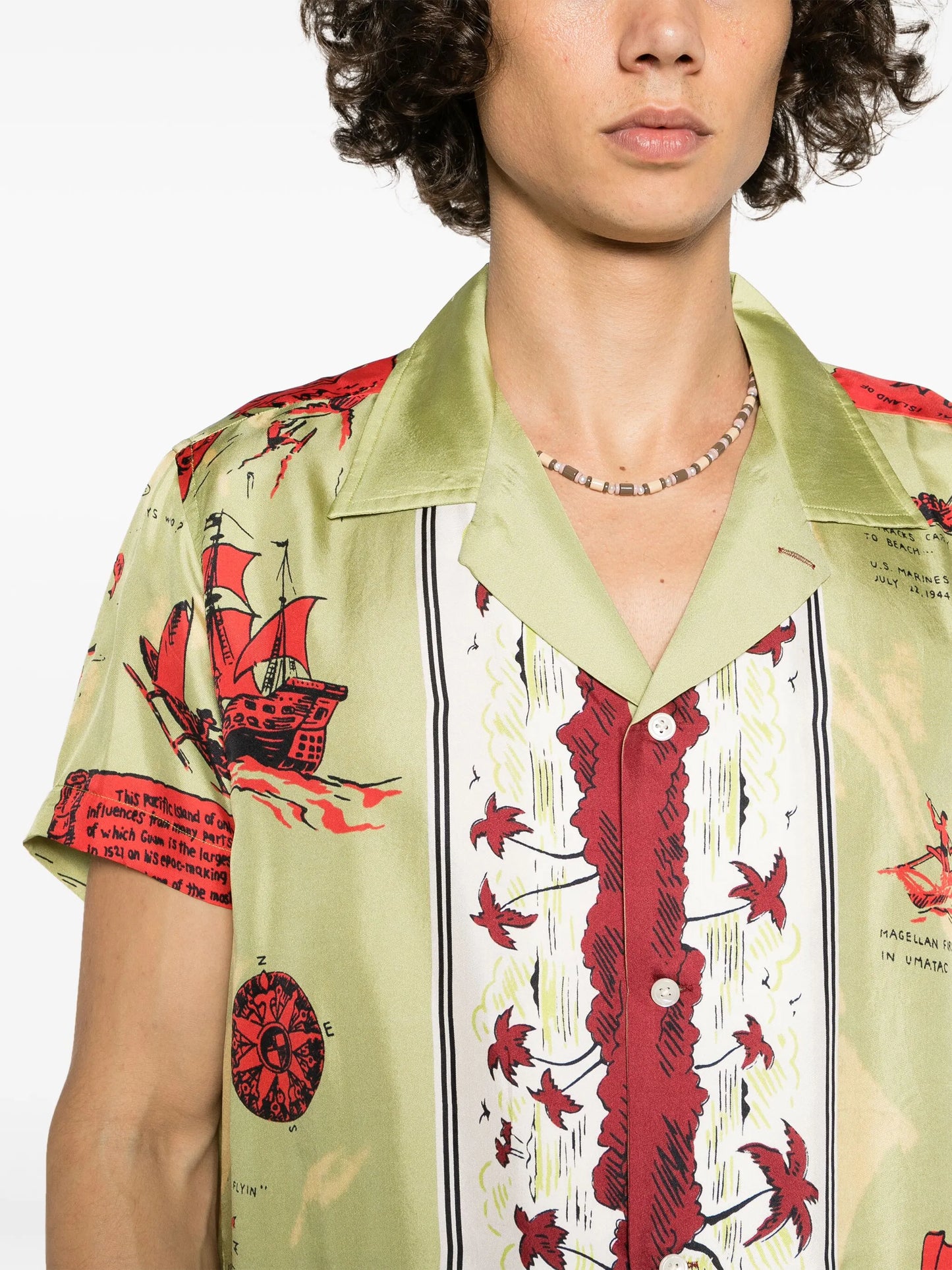 Guam silk shirt