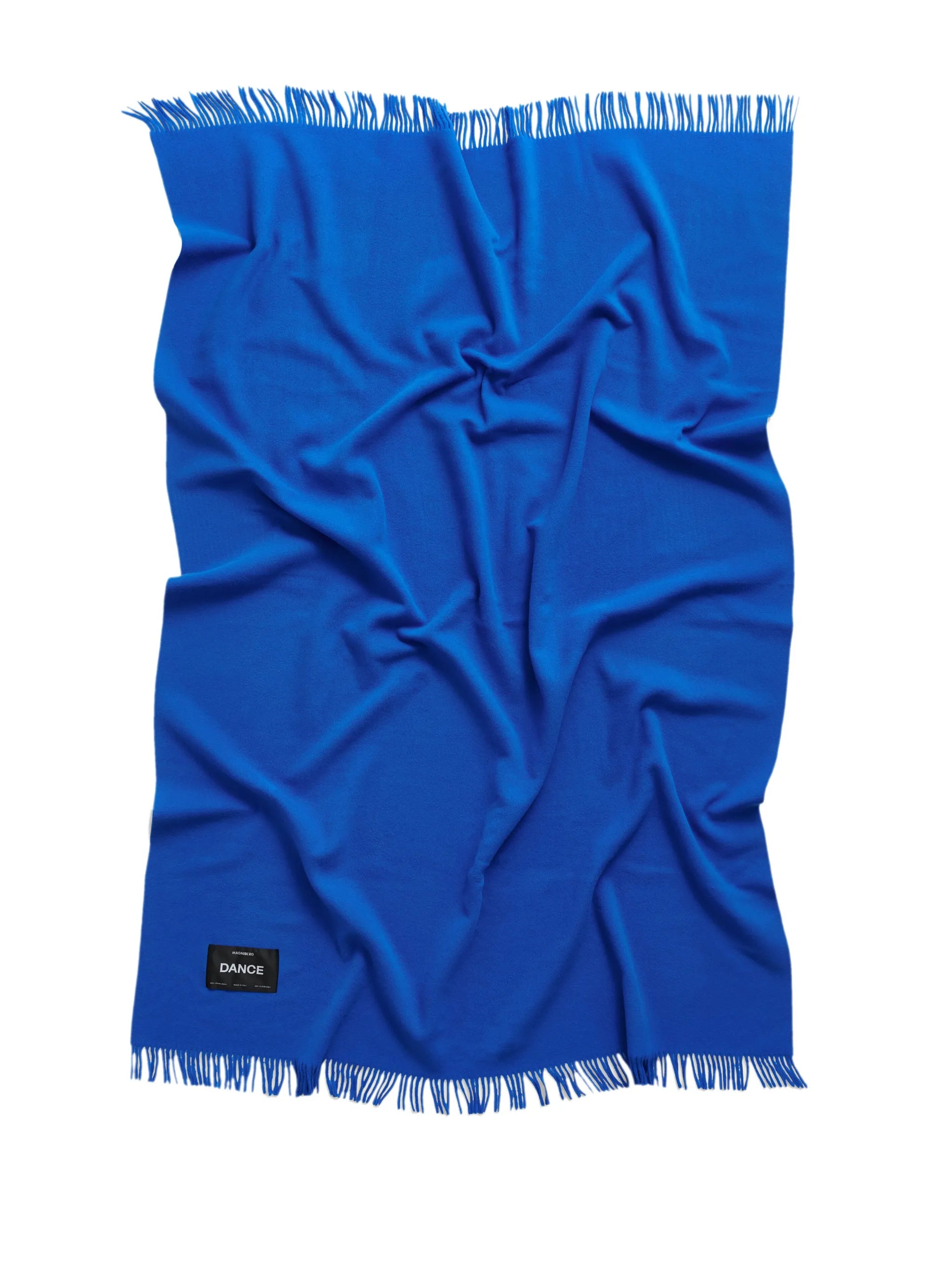 logo-patch virgin wool blanket