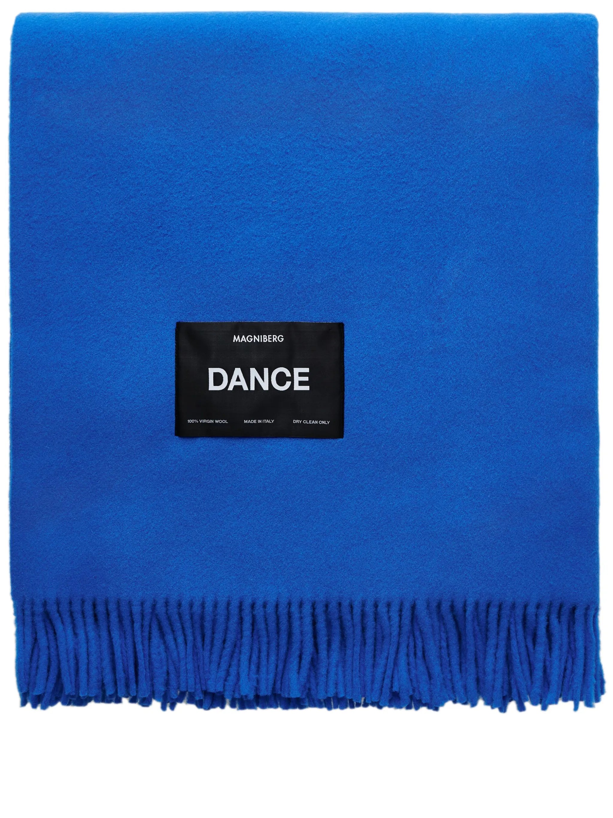 logo-patch virgin wool blanket