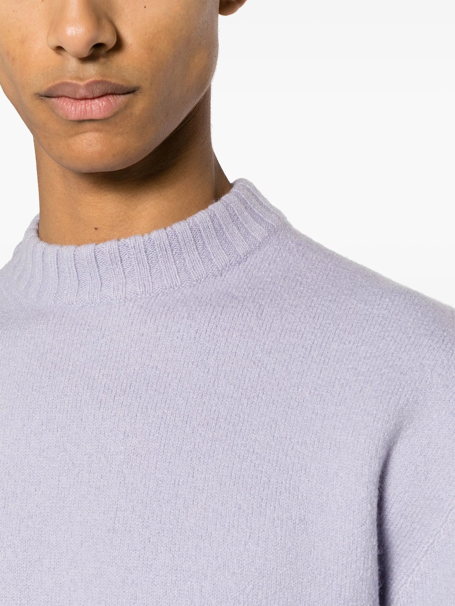 crew neck fine merino-wool jumper