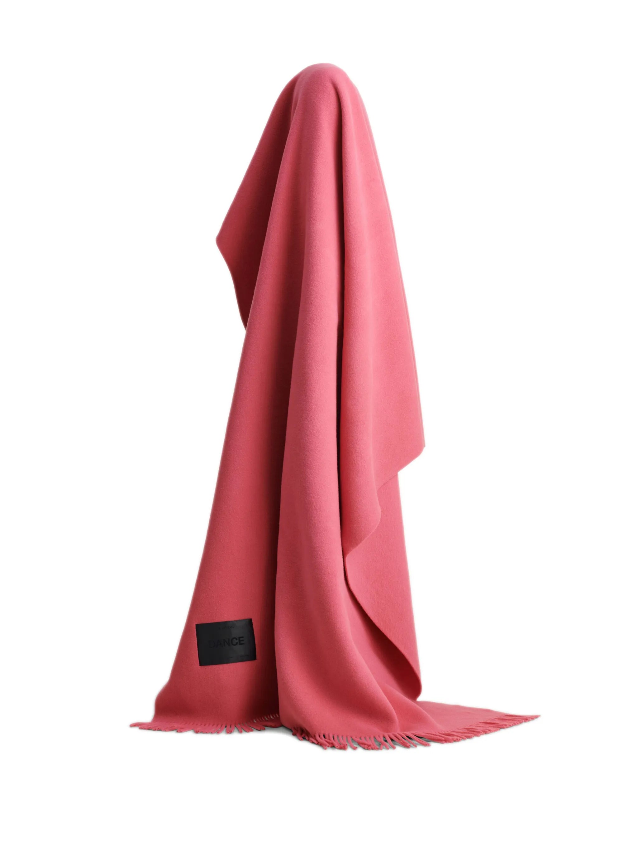 logo-patch virgin wool blanket