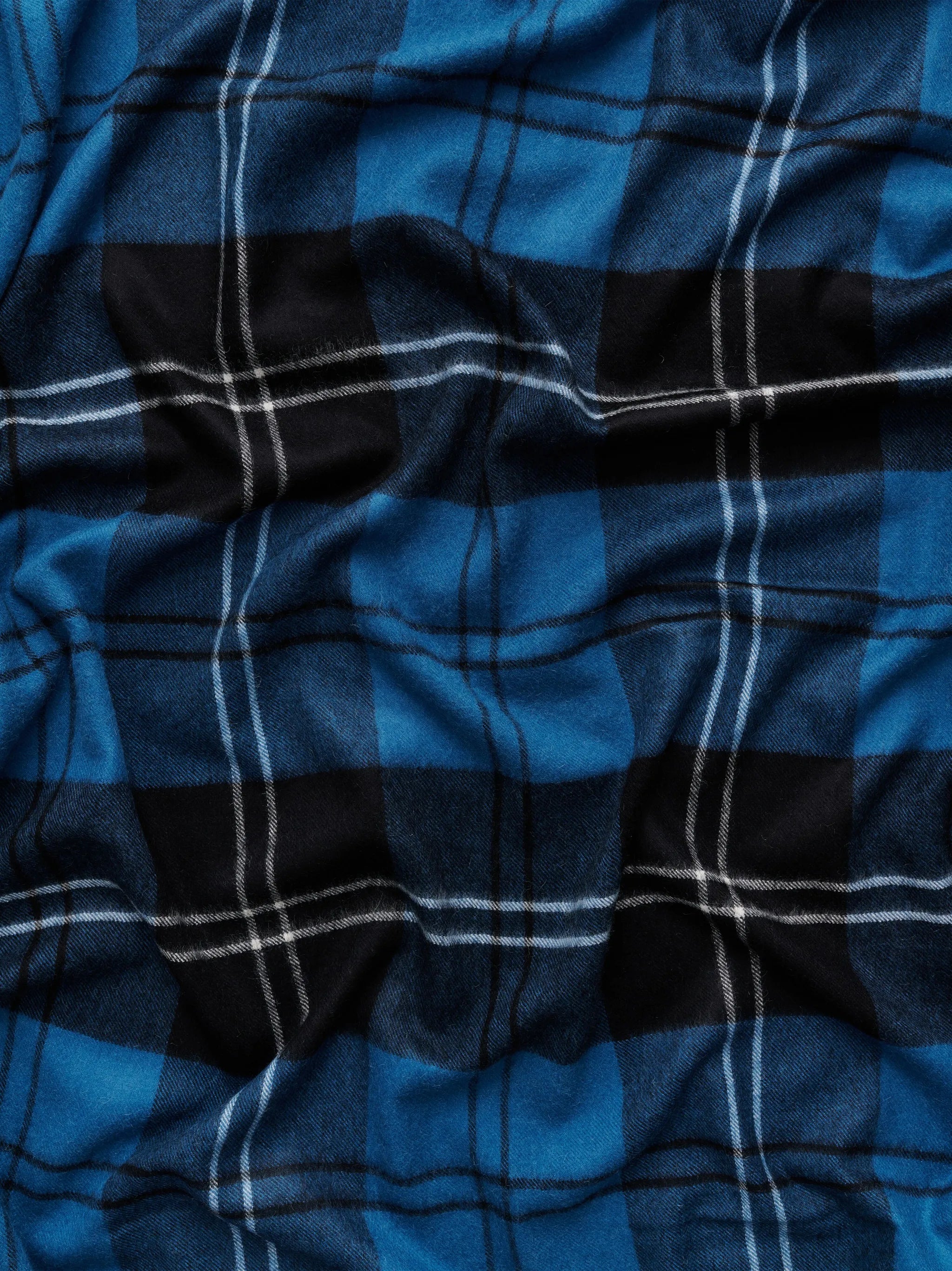 logo-patch alpaca blanket
