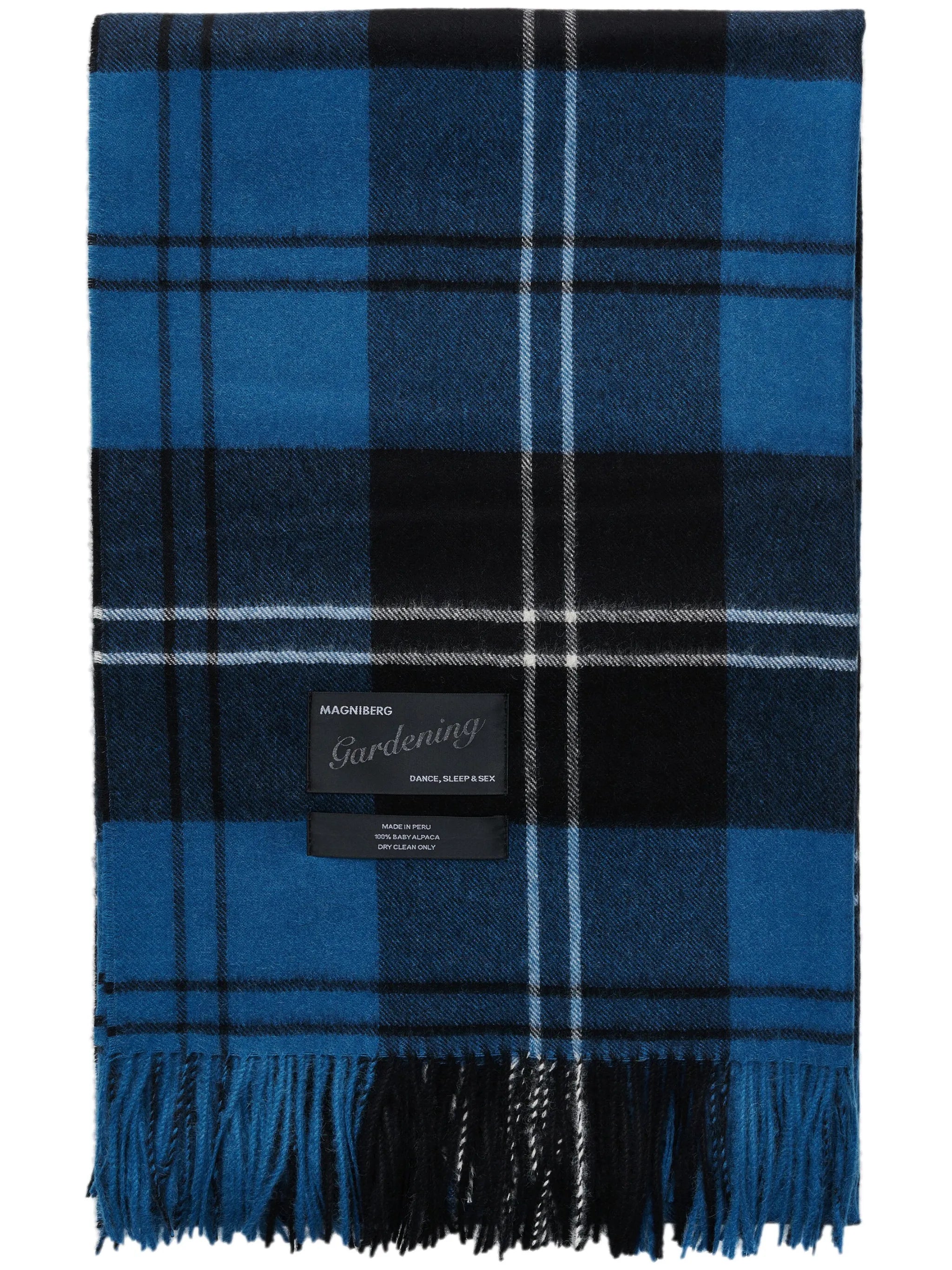 logo-patch alpaca blanket