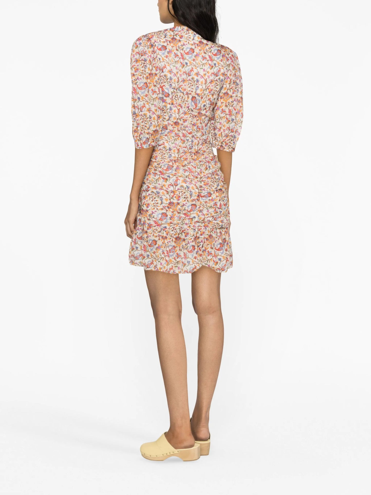 Lunesa floral-print mini dress