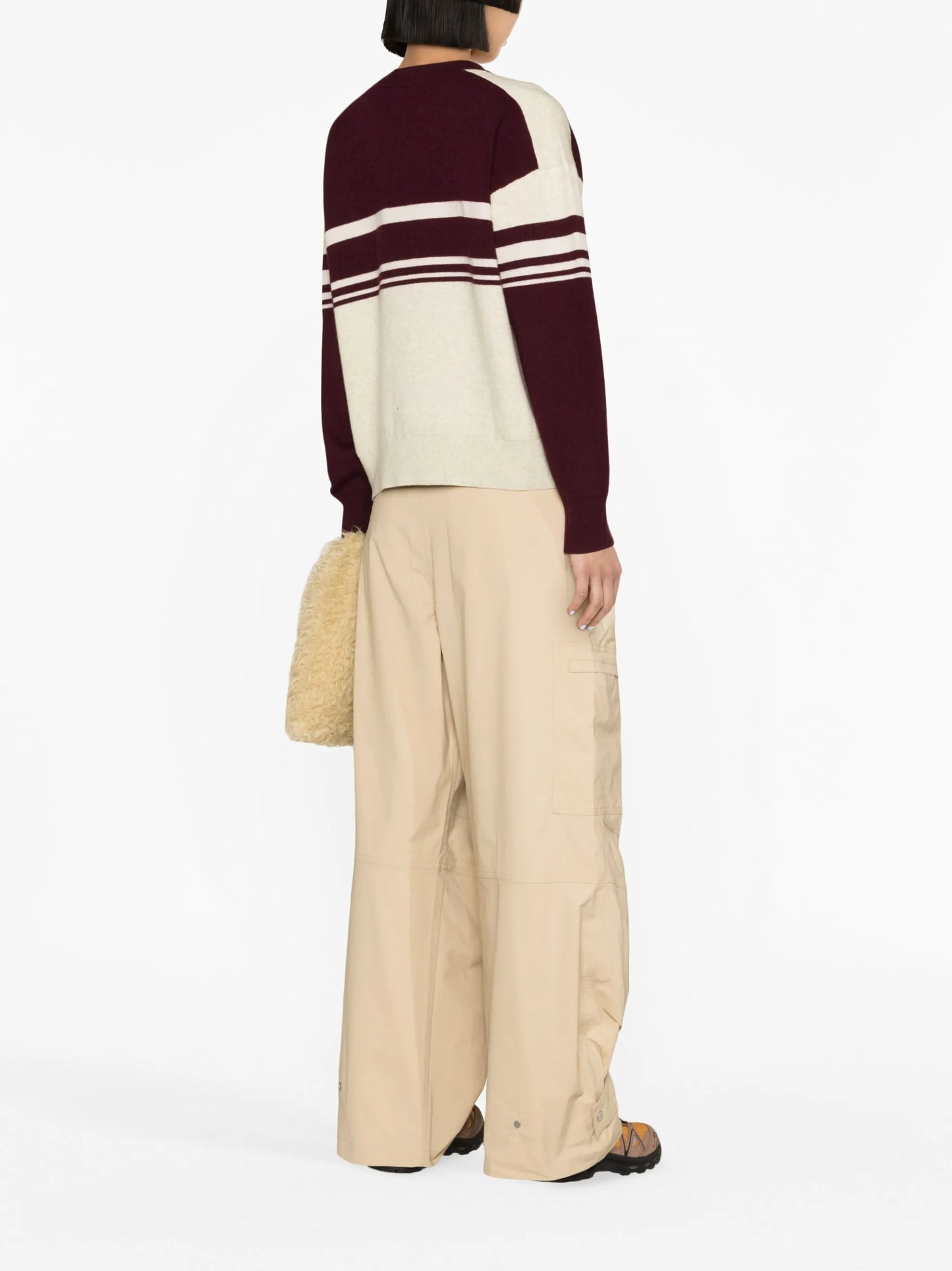 Callie logo-intarsia cotton jumper