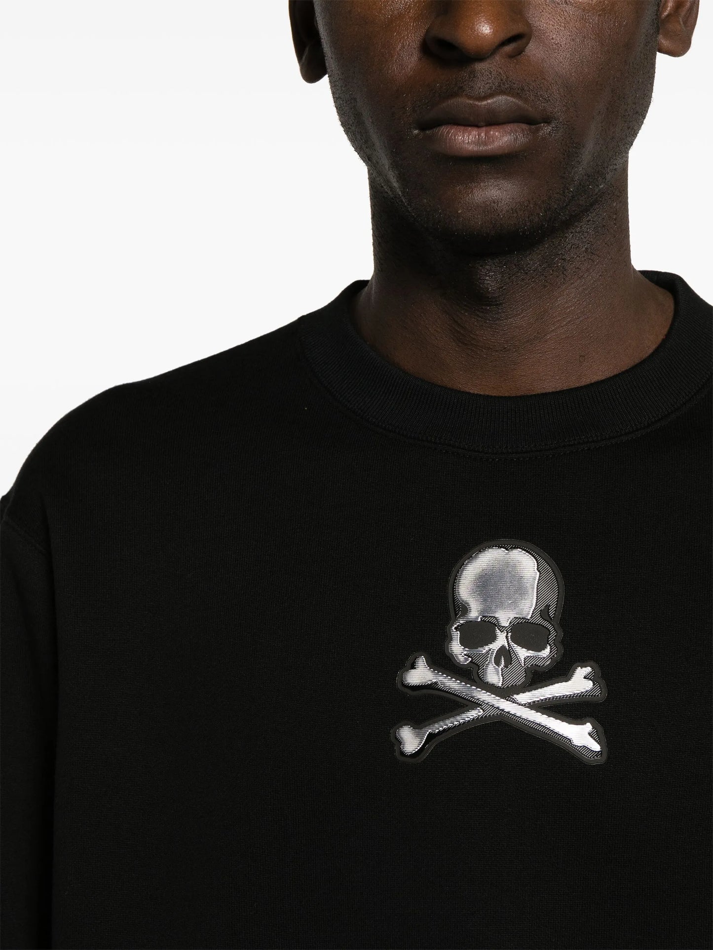 logo-appliqué cotton sweatshirt