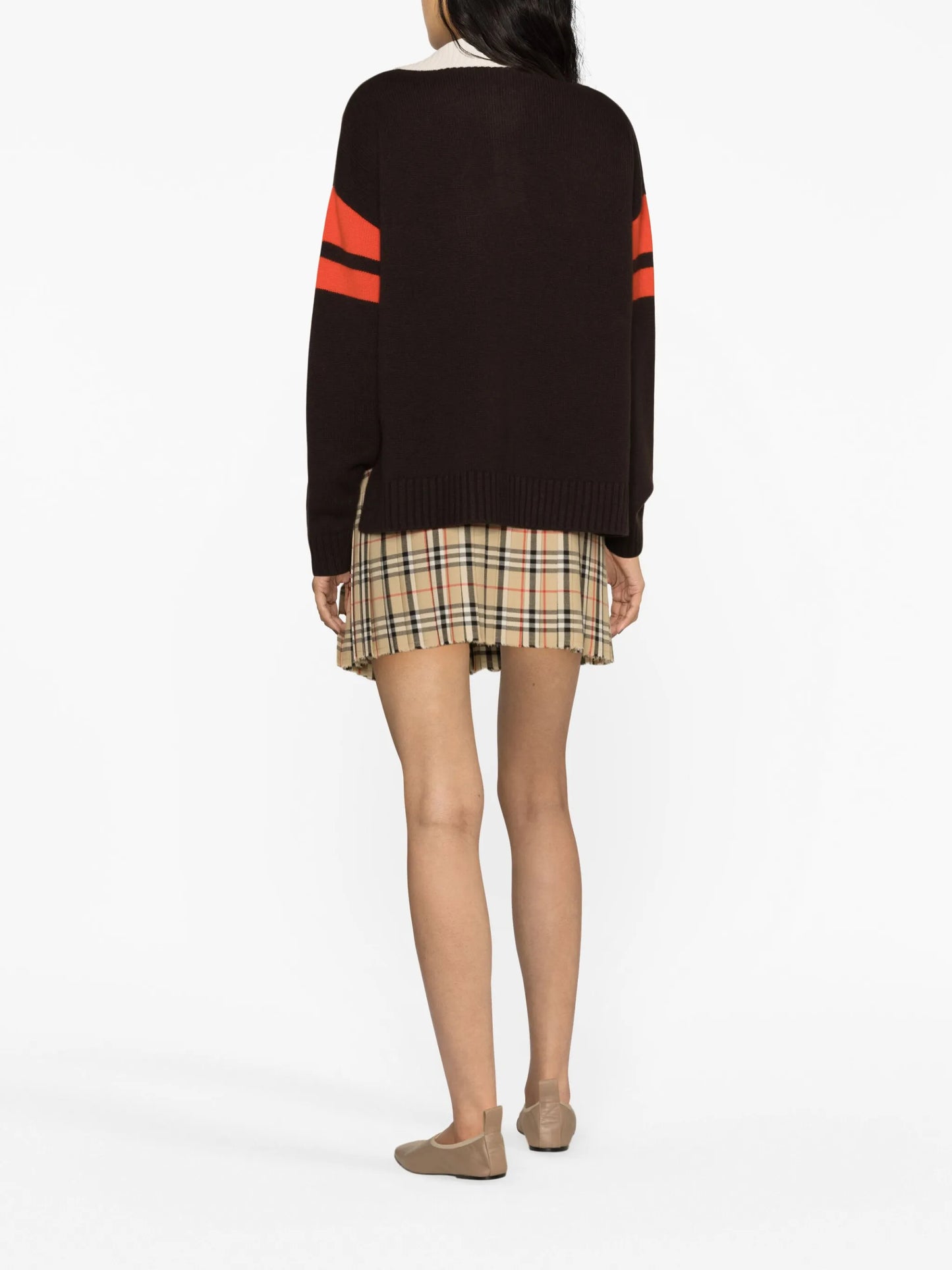 Calm wool-blend polo jumper