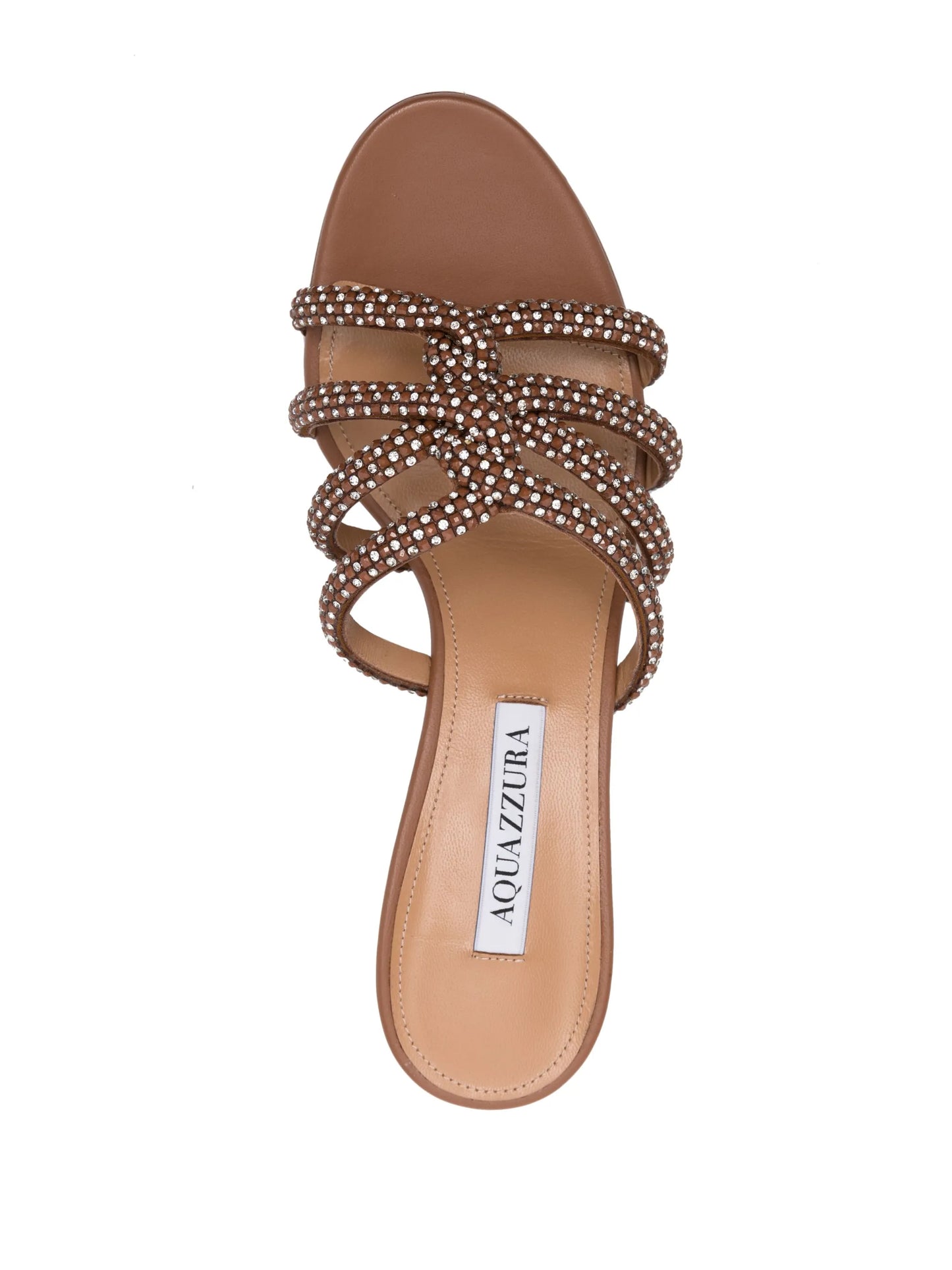 55mm crystal-embellished leather sandals