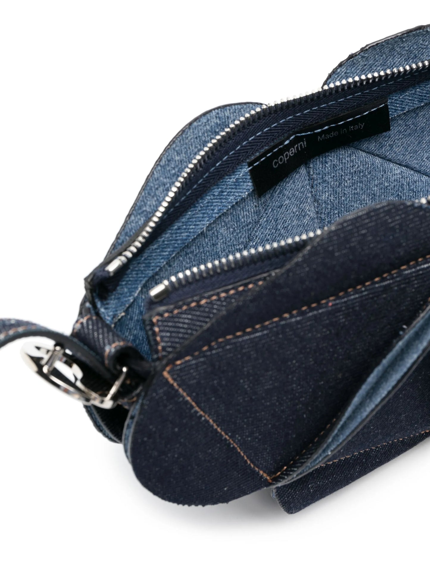 Origami denim shoulder bag