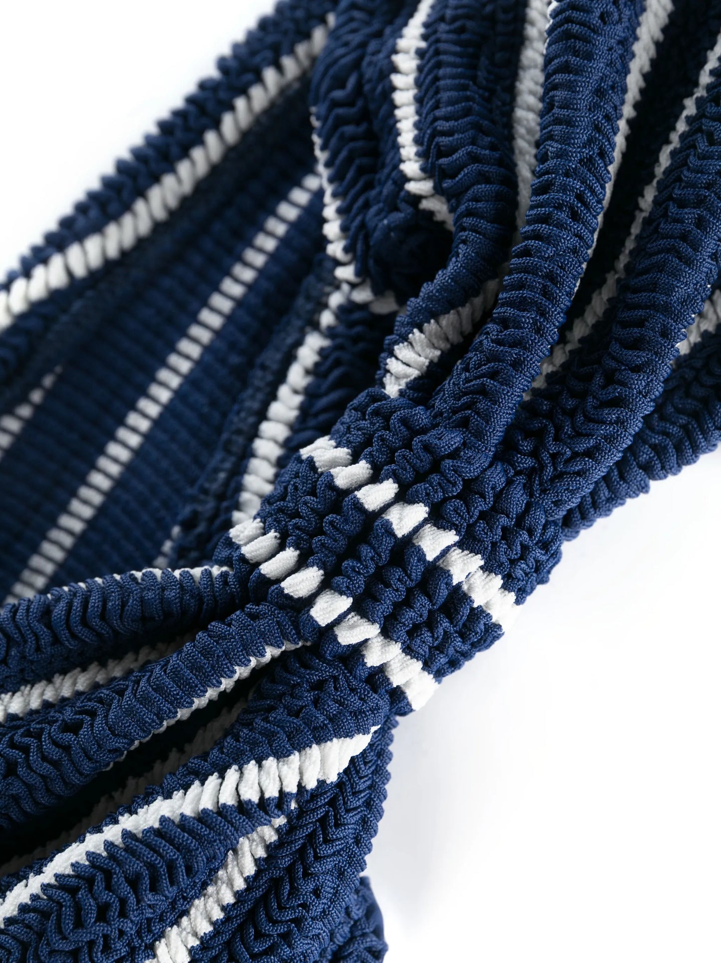 Jean striped bikini