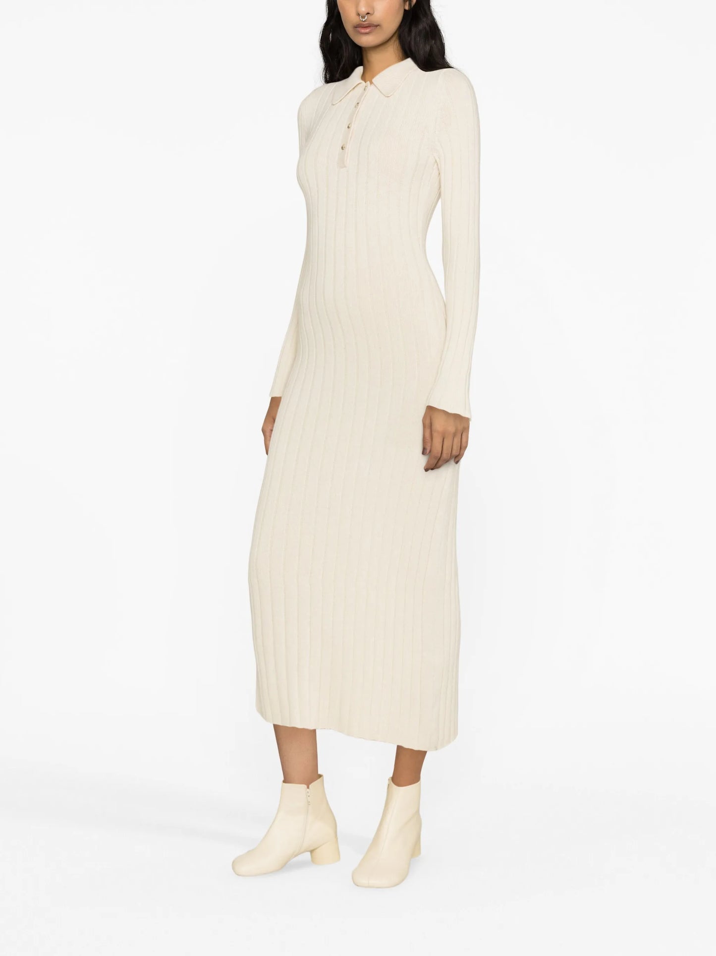 Hans ribbed-knit cashmere dress