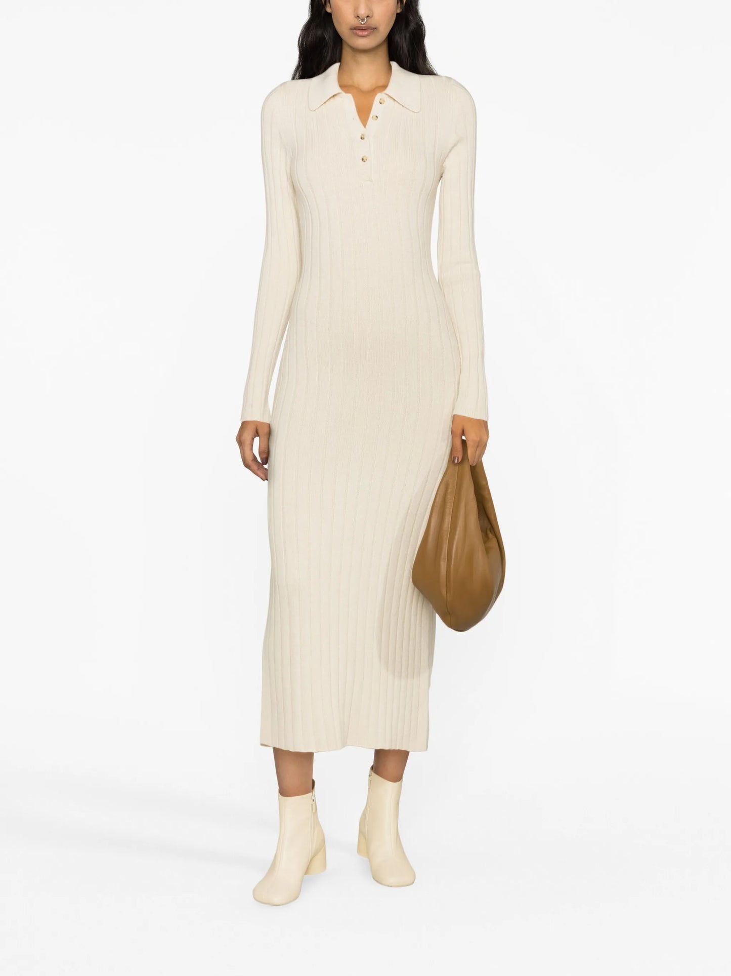 Hans ribbed-knit cashmere dress