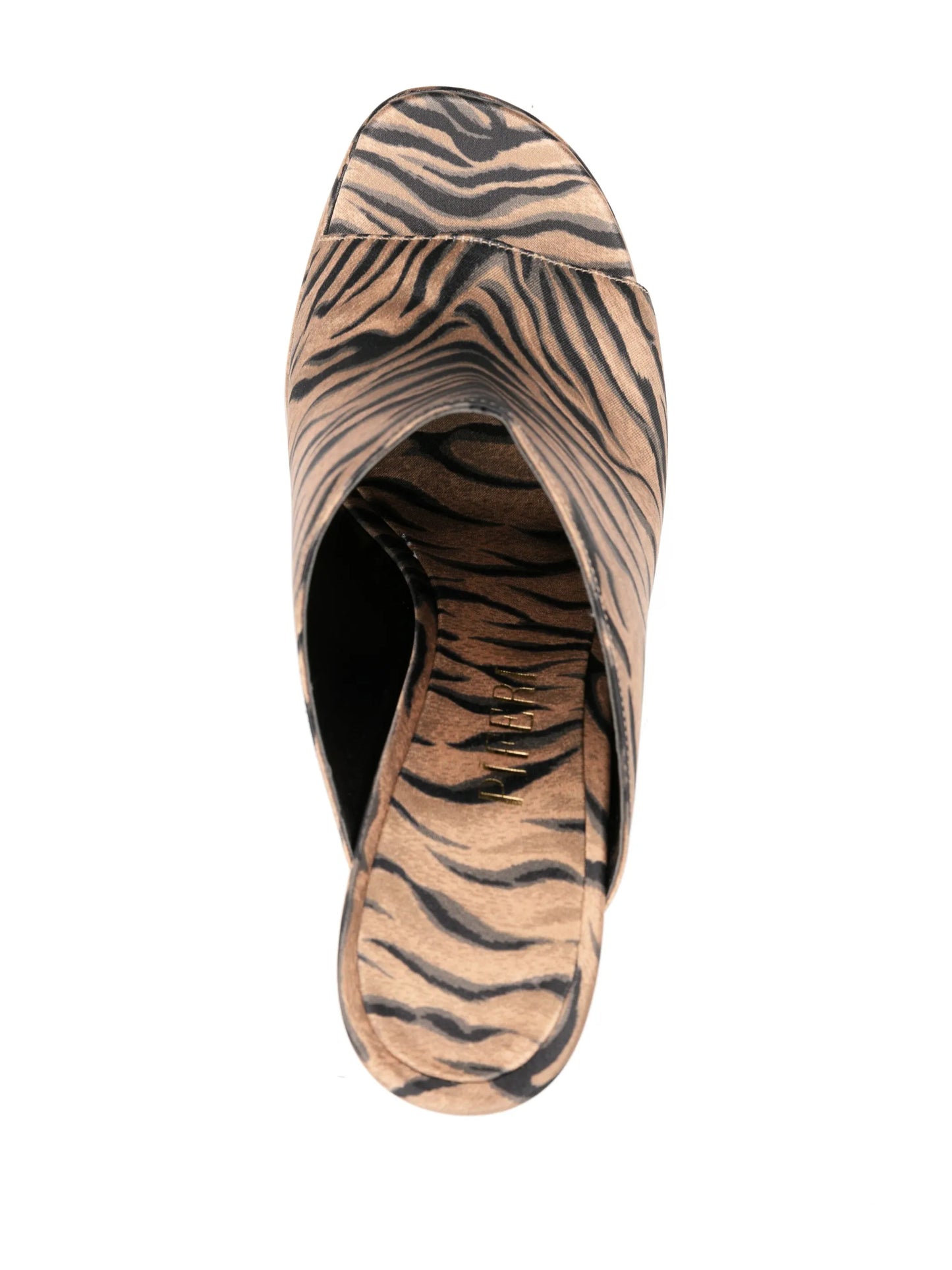 Theodora 165mm zebra-print platform sandals