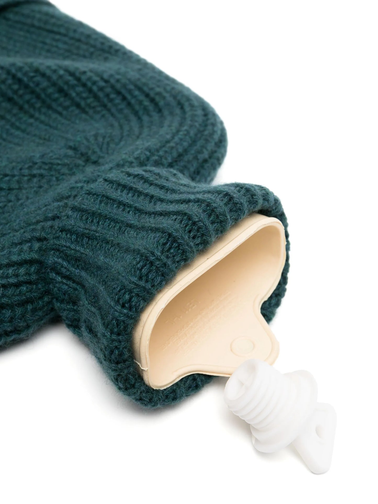 x Browns ribbed cashmere hot water bottle