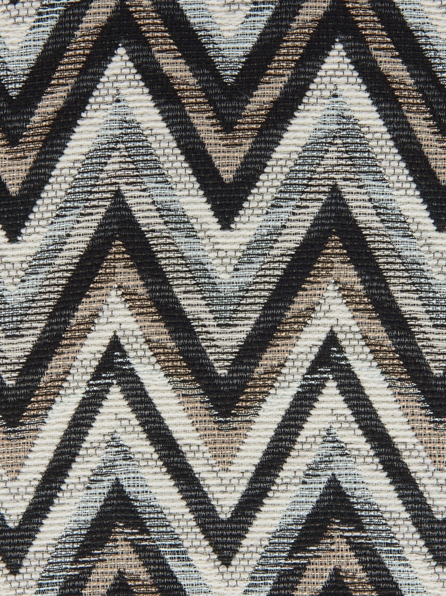 bleached zigzag cushion