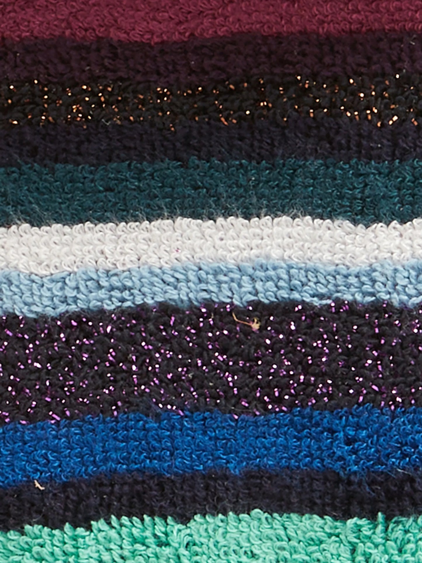 striped patterned slippers