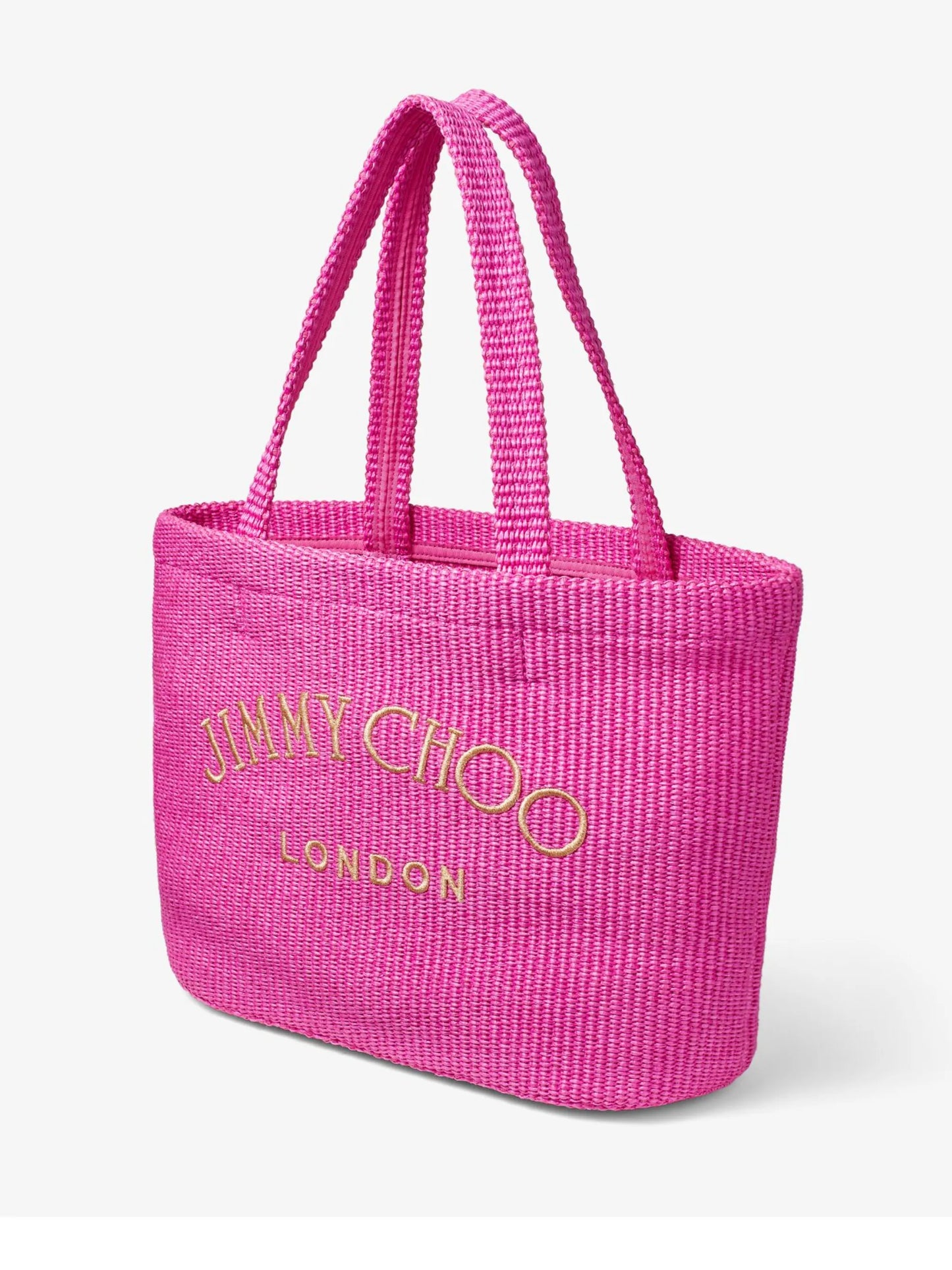 logo-print beach tote
