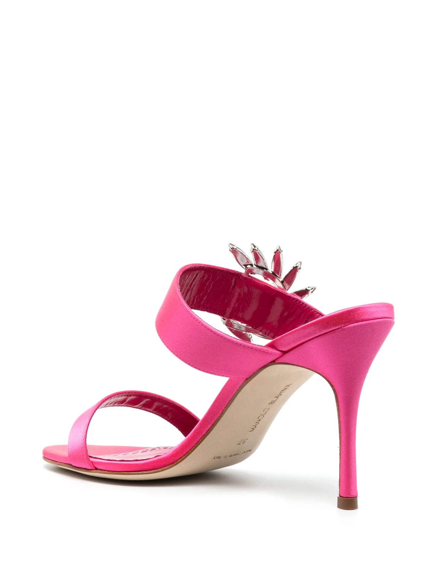 100mm crystal-embellished sandals