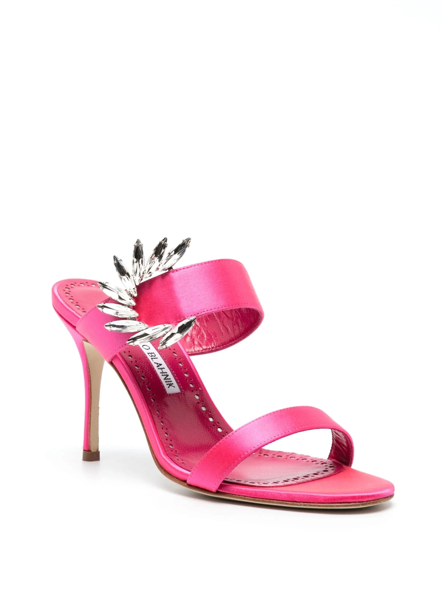 100mm crystal-embellished sandals
