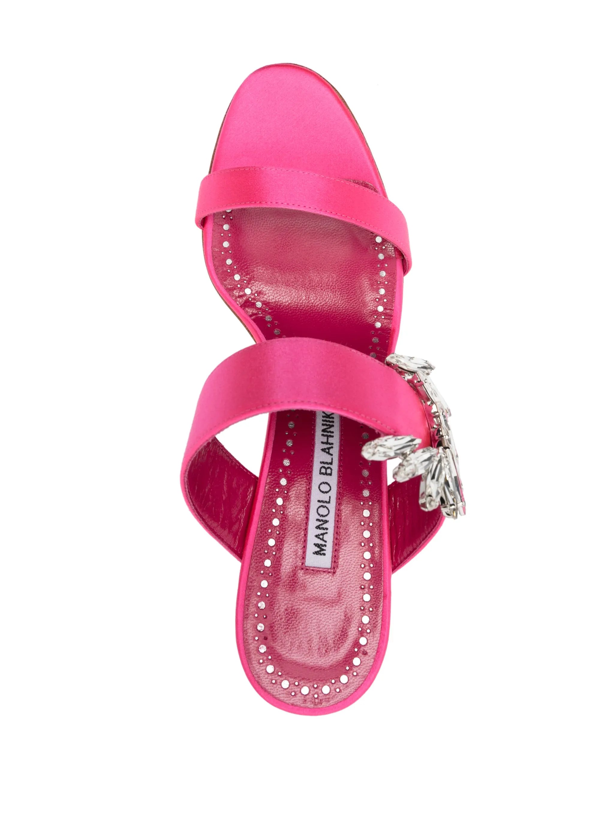 100mm crystal-embellished sandals