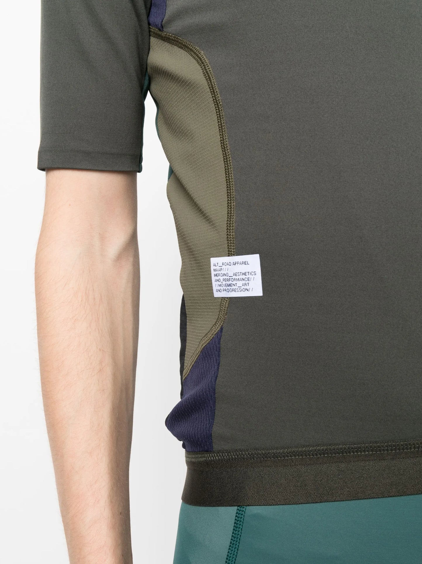 Alt Road zipped short-sleeve top