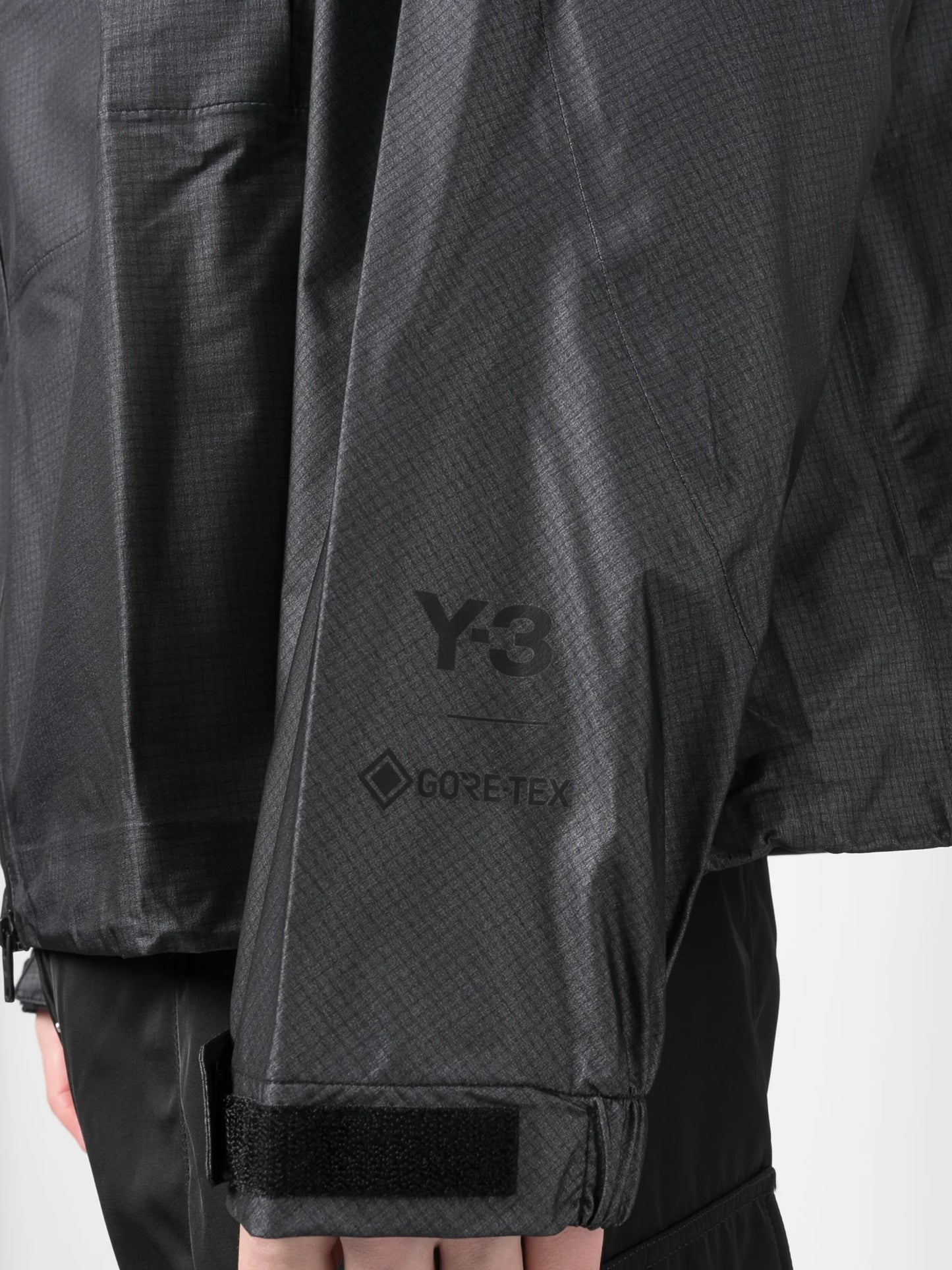 logo-print hooded jacket
