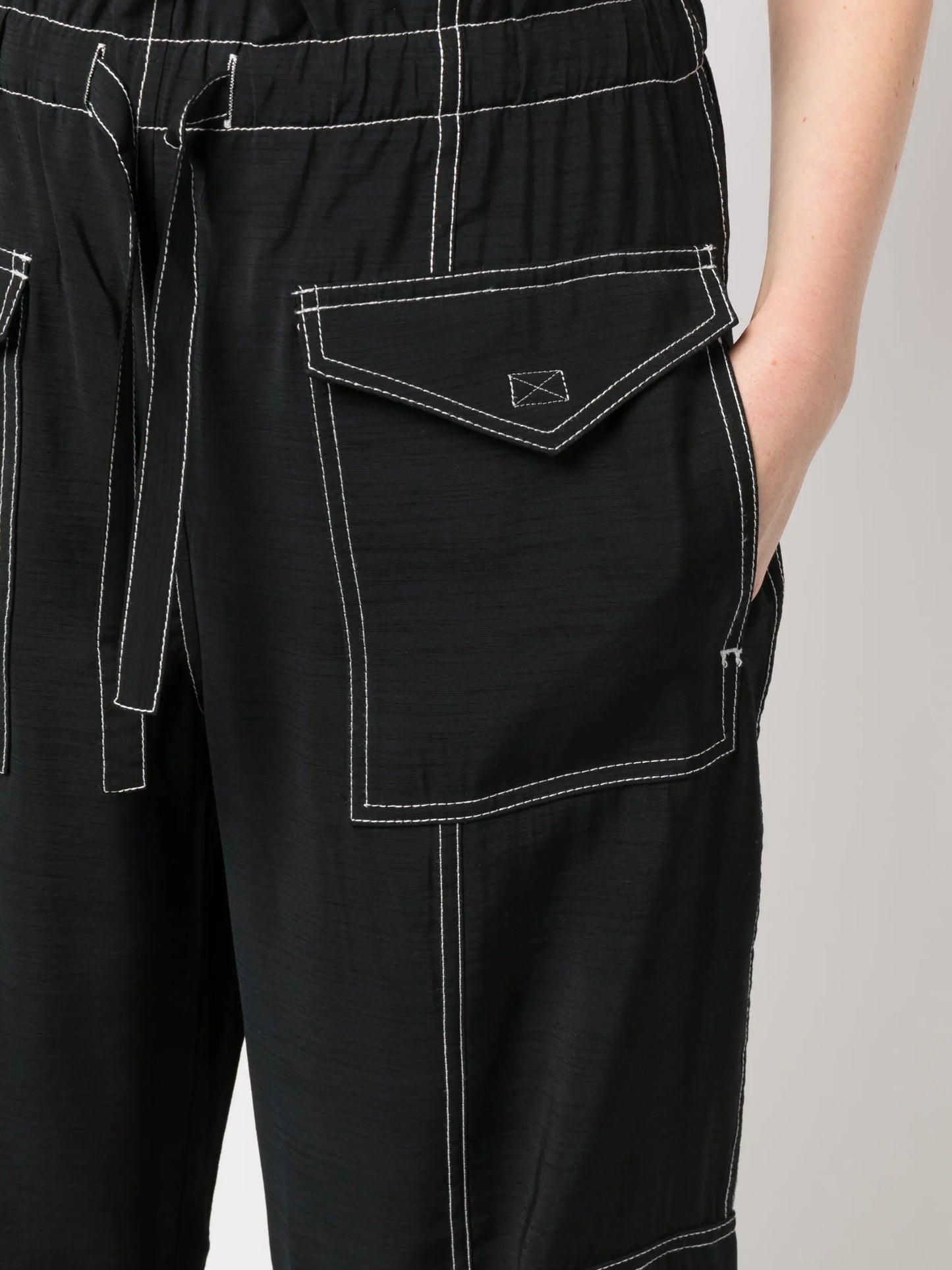 topstitch cargo trousers