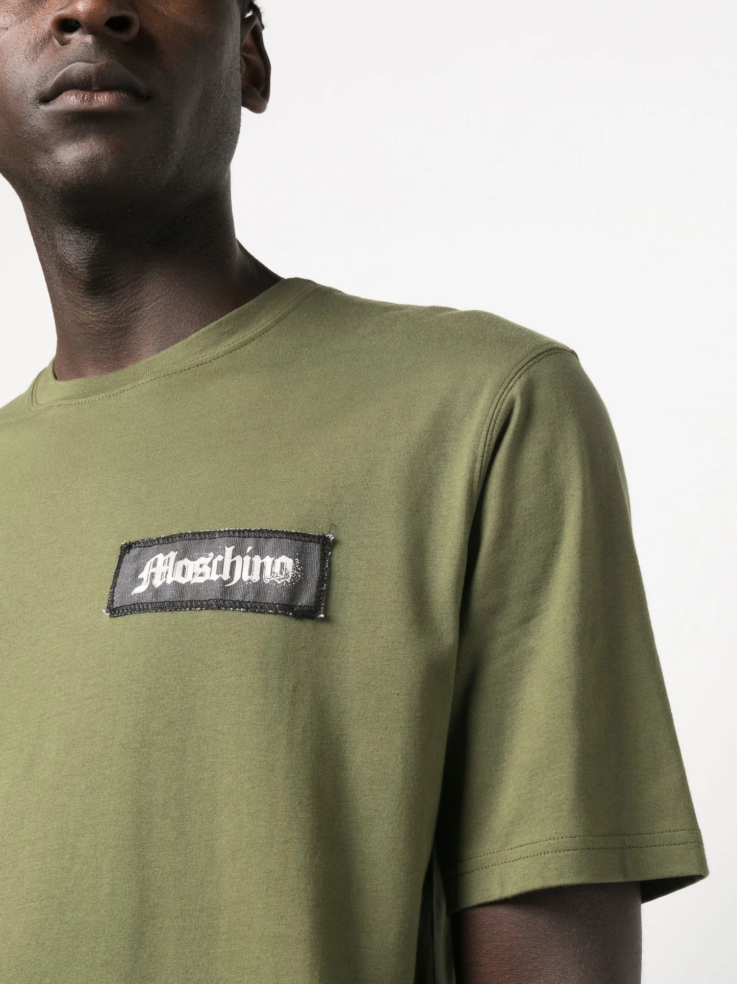 logo-patch organic-cotton T-shirt