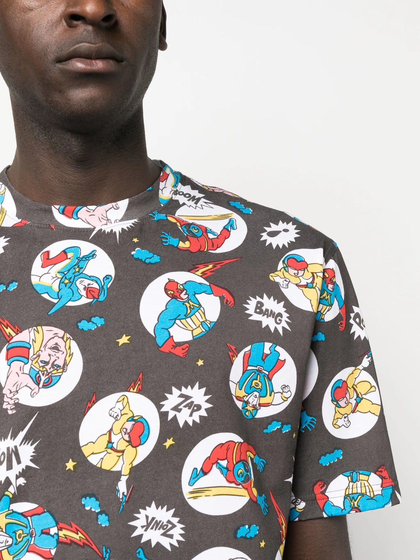 illustration-print cotton T-shirt