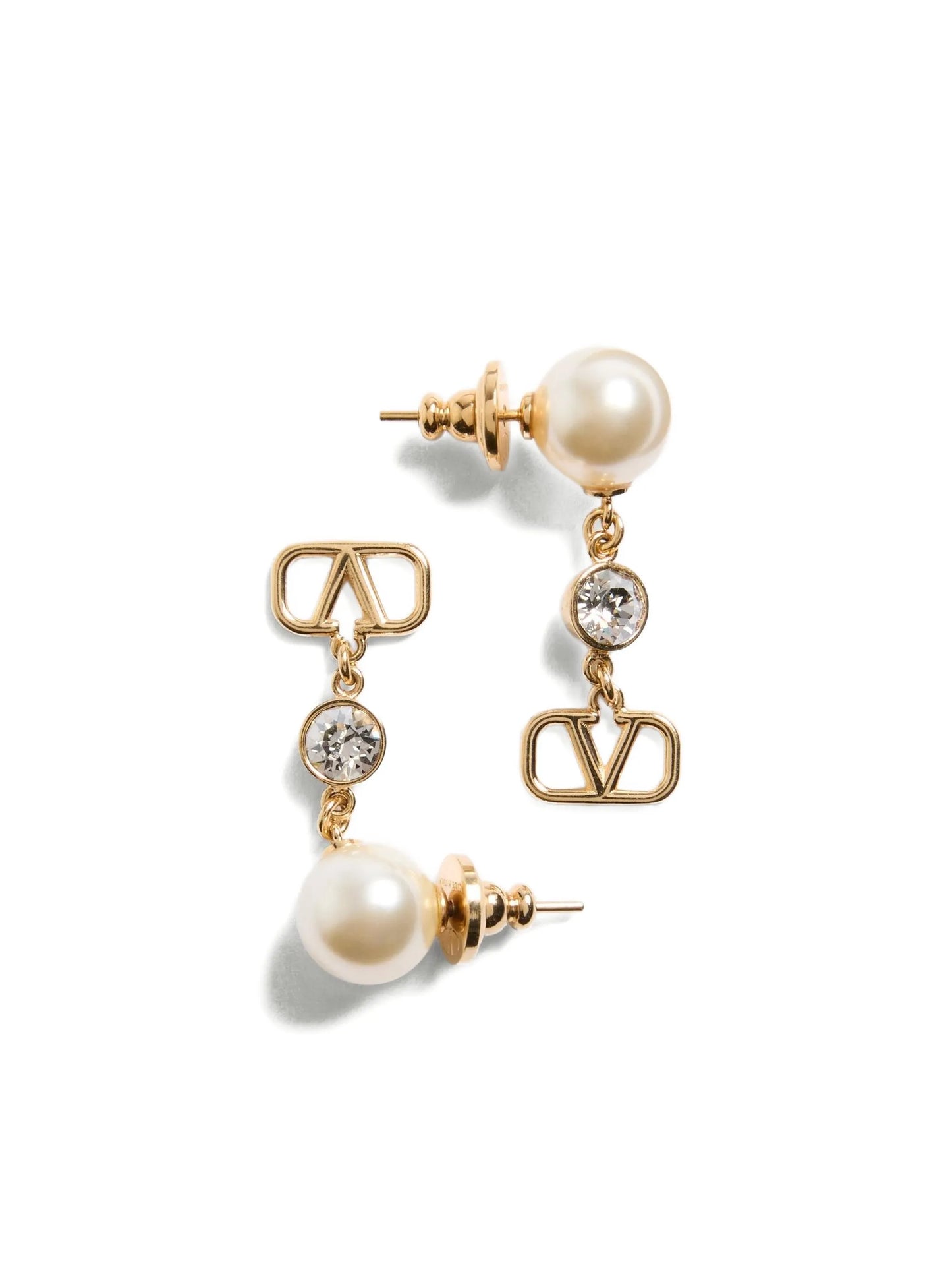 VLogo Signature drop earrings