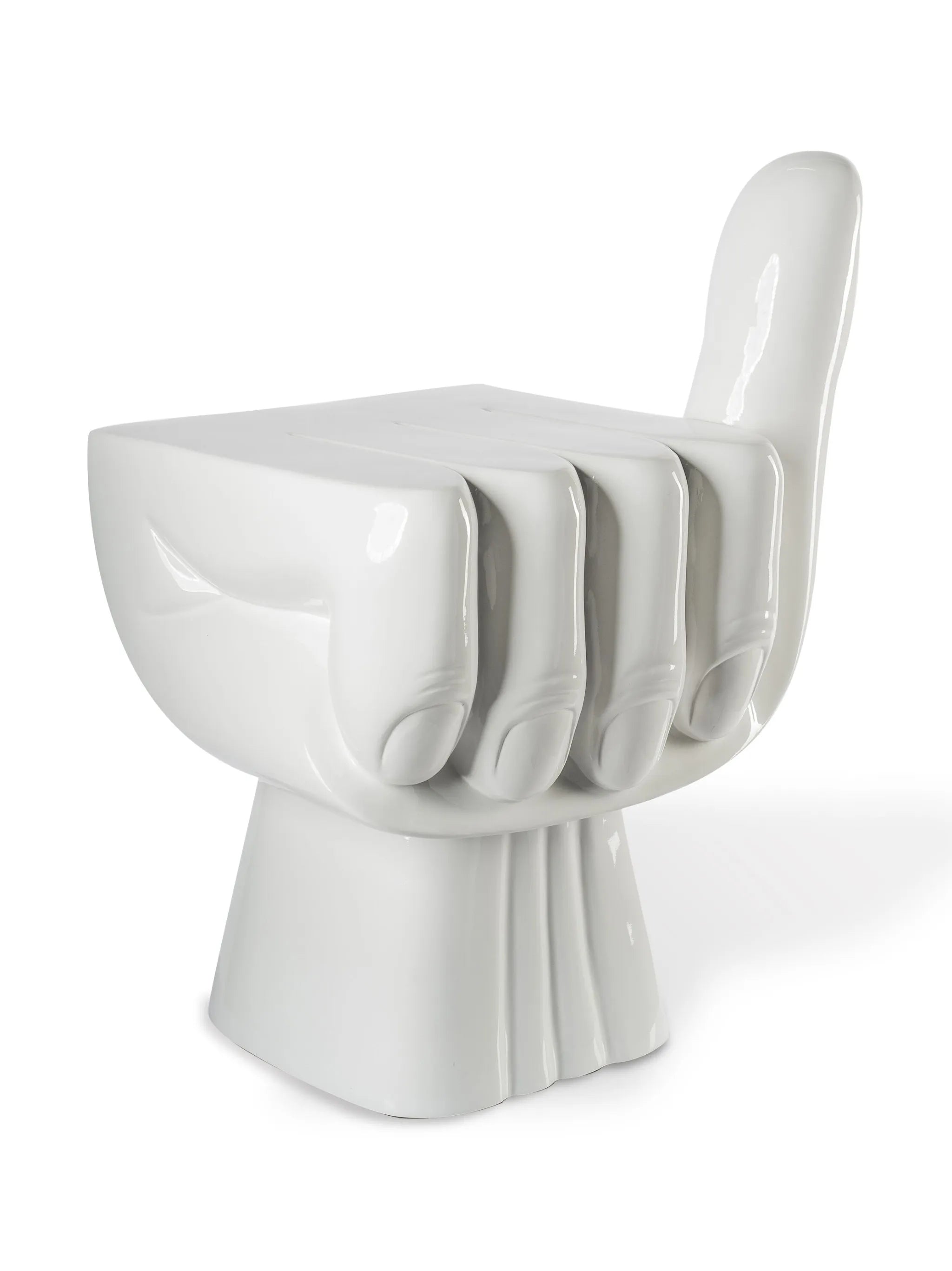 Fist lacquered chair