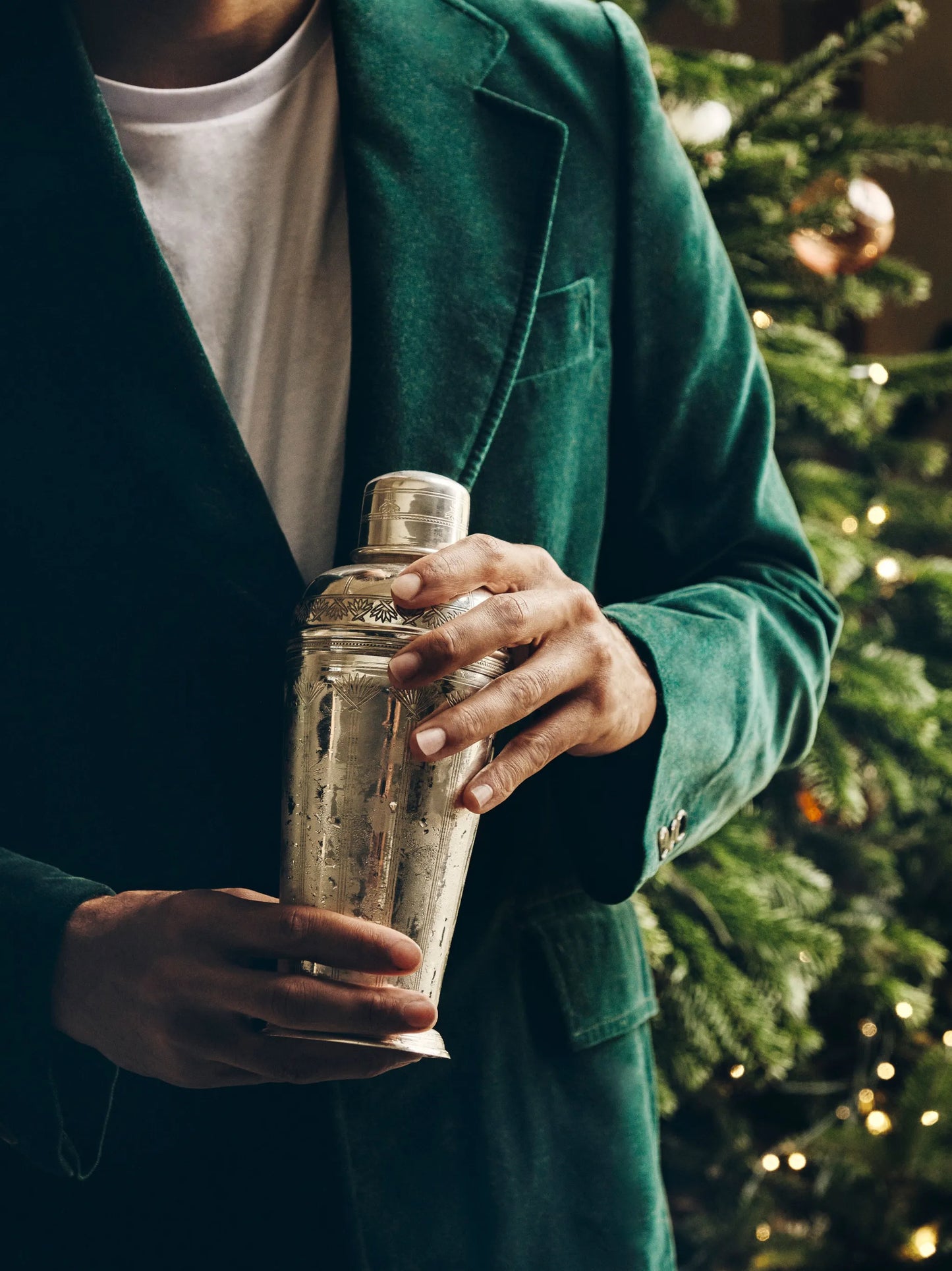 Rochester stainless-steel cocktail shaker