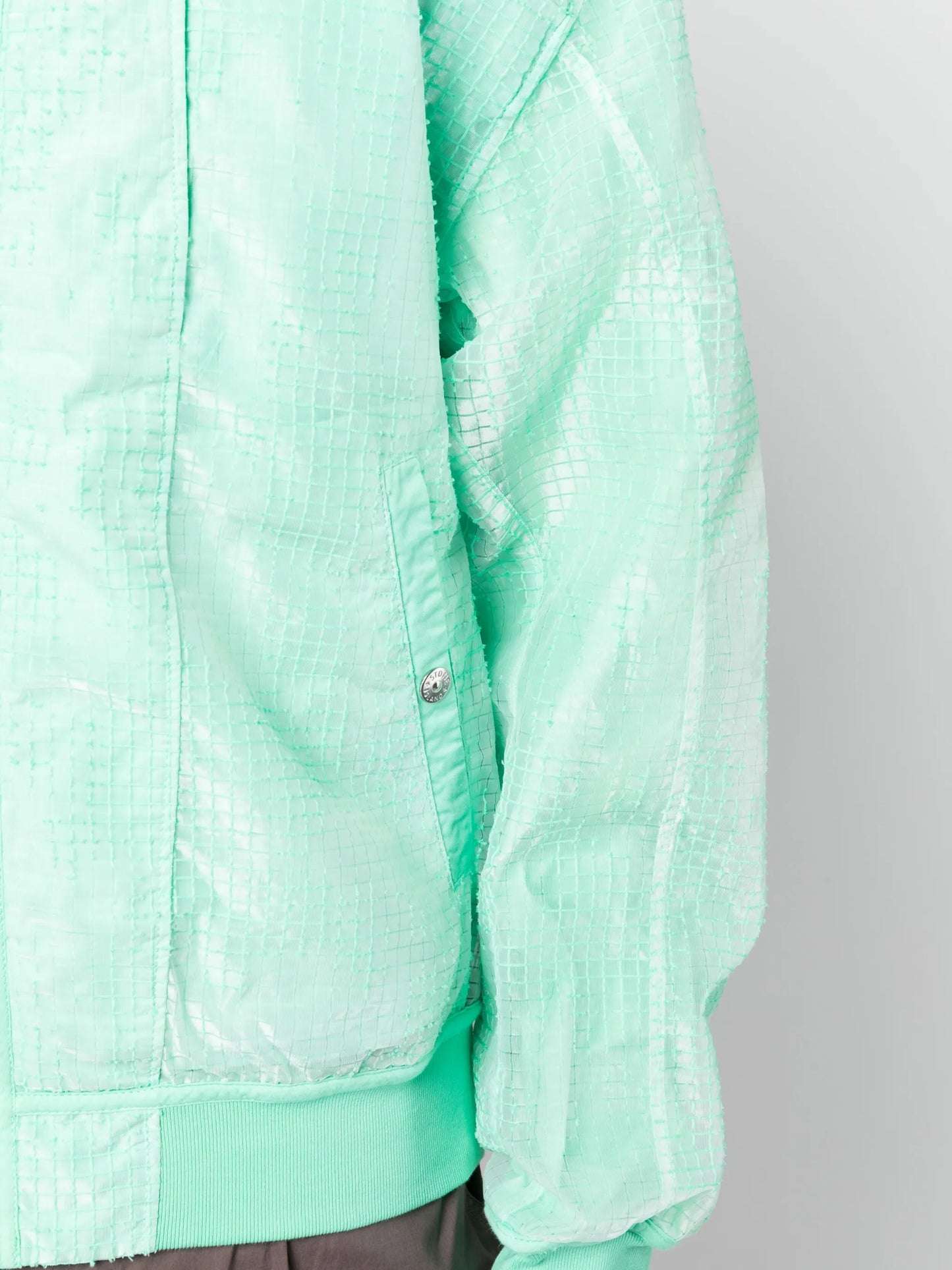 mesh-panel bomber jacket