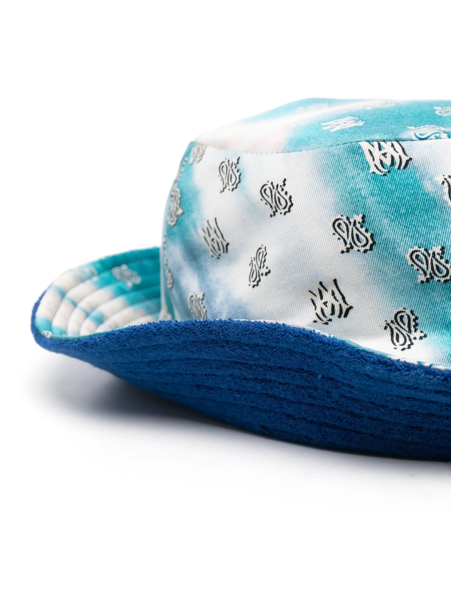 paisley tie-dye reversible bucket hat